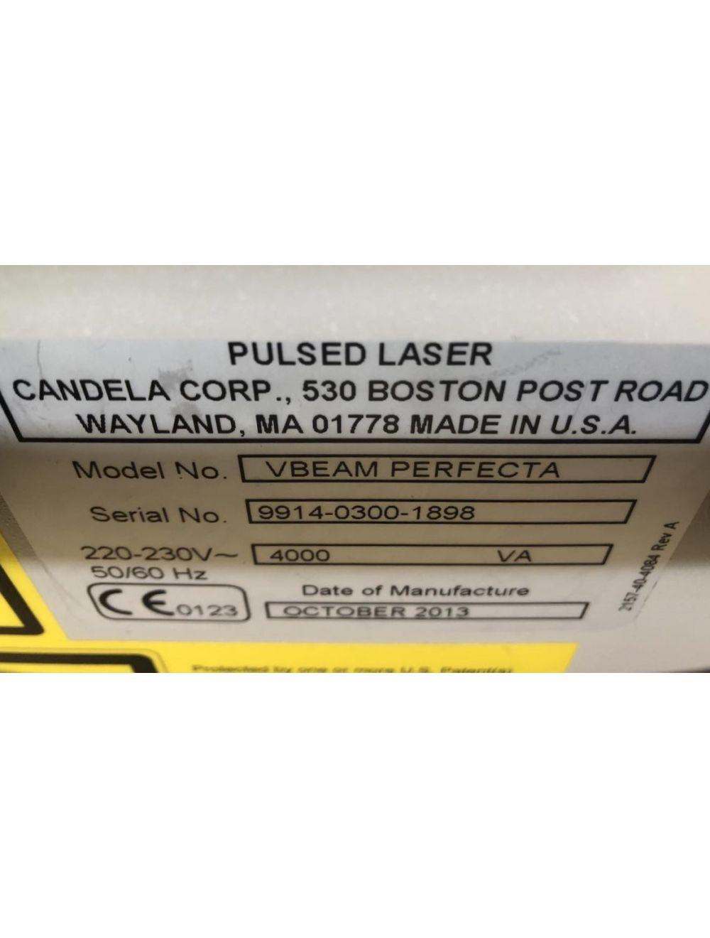 2013 Candela VBeam Perfecta Pulsed Laser Vascular Acne Vein 595nm NEW DYE KIT Candela