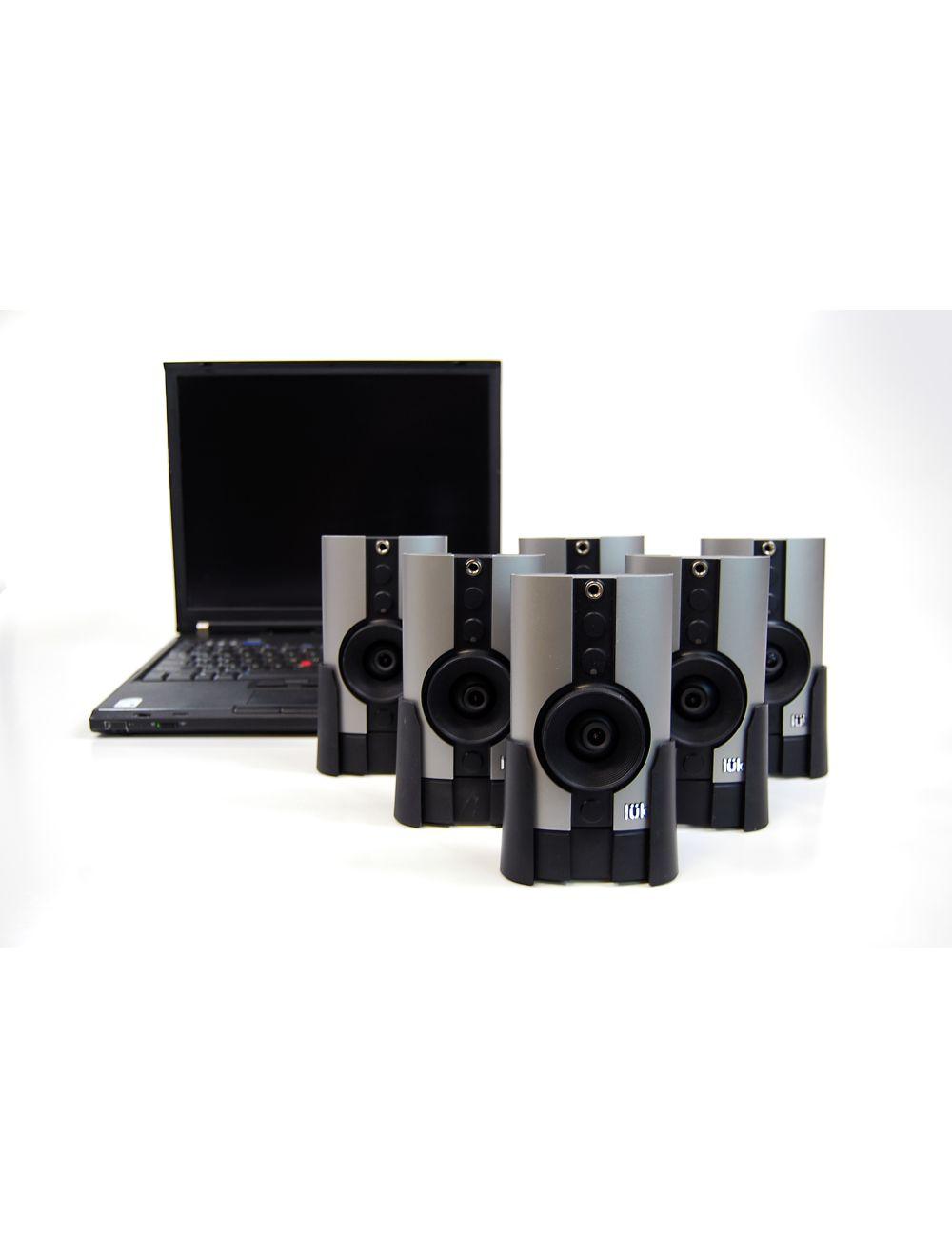 Logitech WiLife Indoor Adjustable Security 6 Camera System 110i &amp; Laptop Sol International Medical