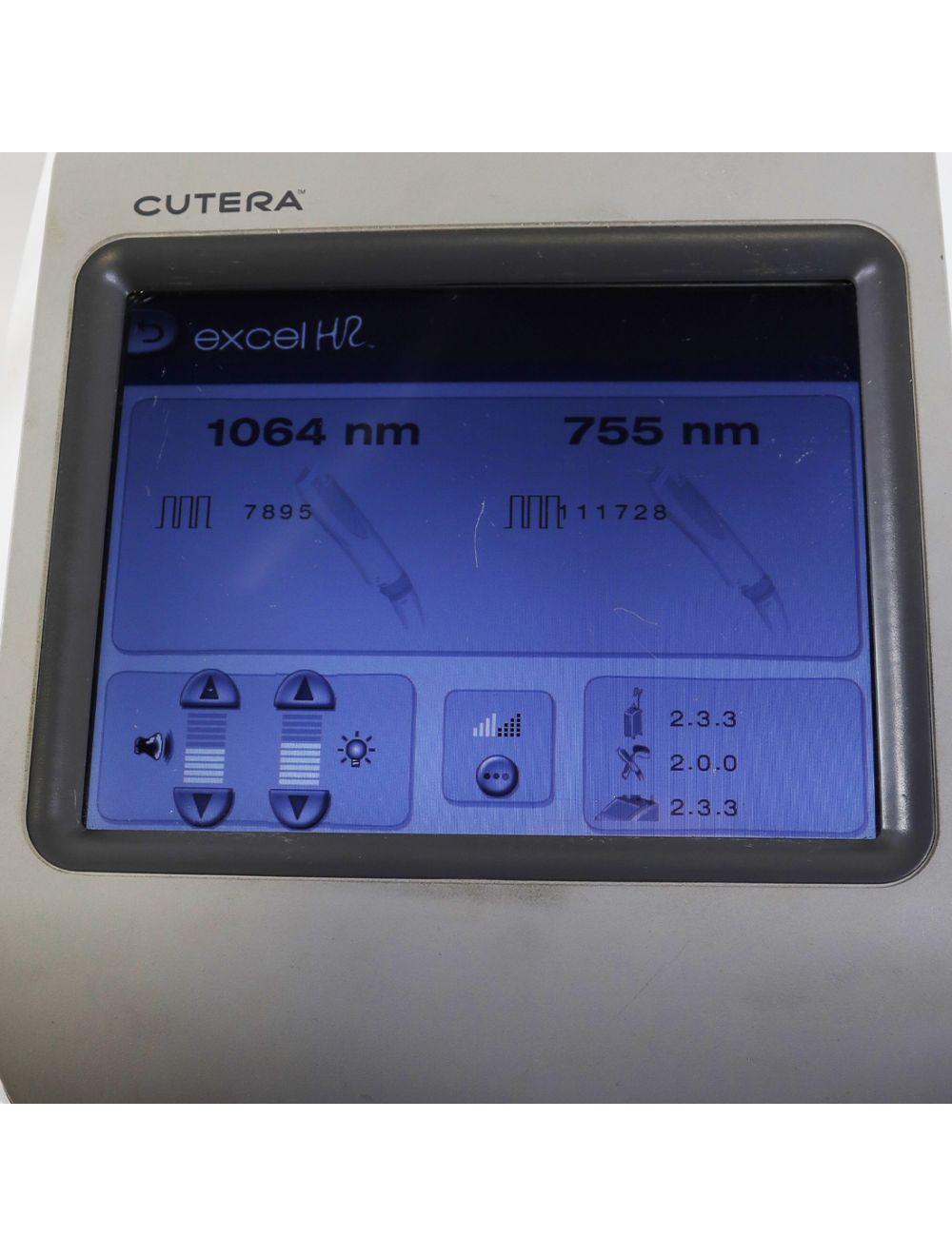 2017 Cutera ExcelHR Alexandrite Nd YAG 755nm 1064nm Excel HR Laser Cutera
