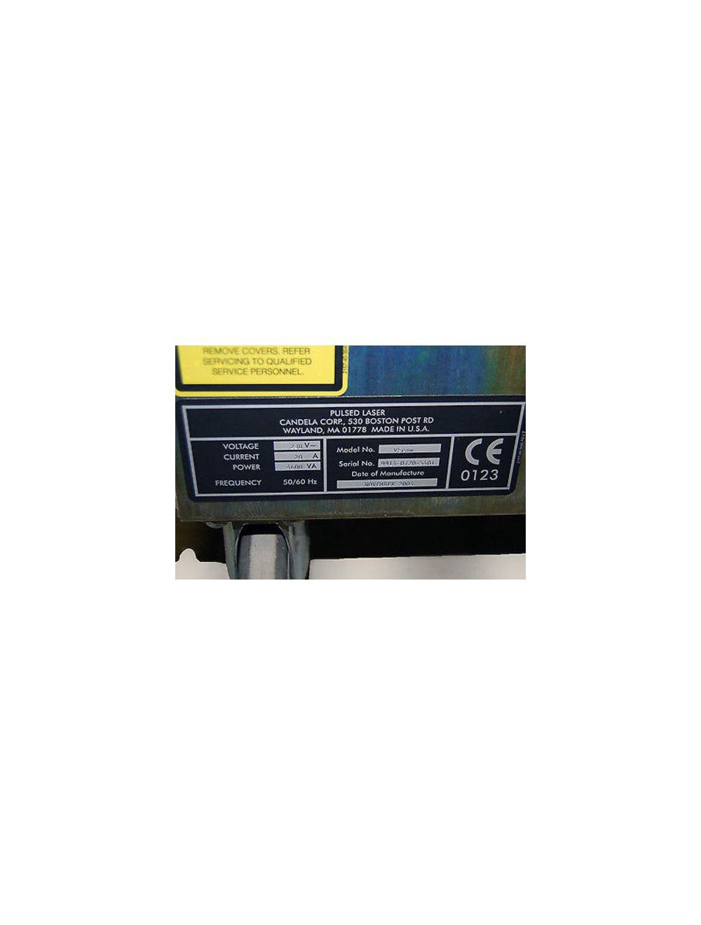 2004 CANDELA V BEAM VBEAM PULSE DYE LASER WITH NEW DYE KIT LASER PDL PULSE DYE Candela