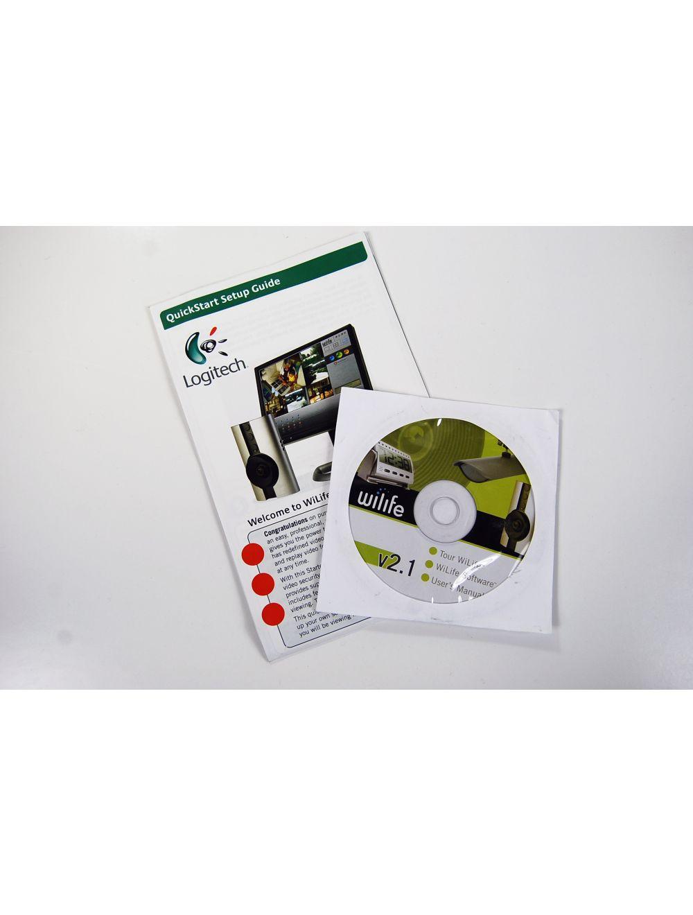 Logitech WiLife Indoor Adjustable Security 6 Camera System 110i &amp; Laptop Sol International Medical