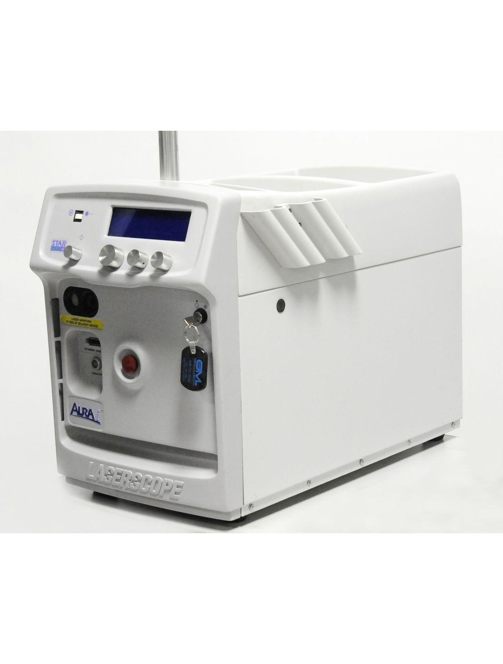2002 Laserscope Aura i Nd:YAG Compact Laser KTP 532nm Vascular Lesion Acne Veins Sol International Medical
