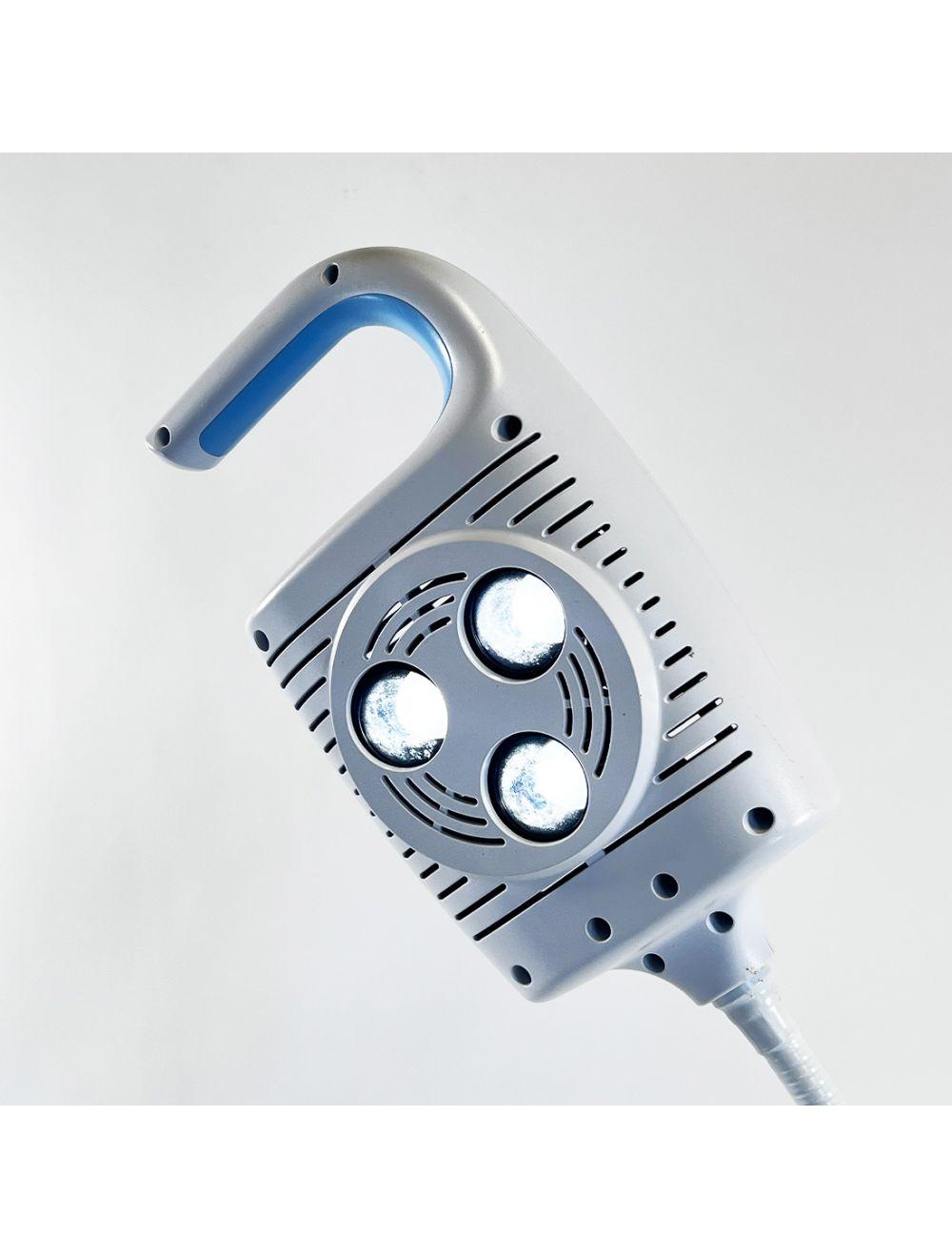 Welch Allyn GS600 Minor Procedure 3 LED Lights Green Series White Mobile Stand Sol International Medical