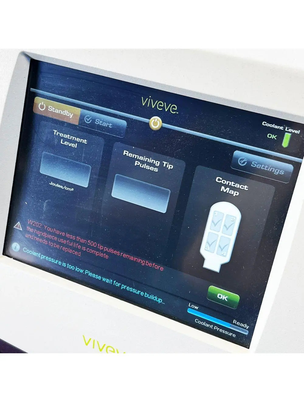 2017 Viveve Console S Feminine Vaginal Rejuvenation RF System VIVGE01S Sol International Medical