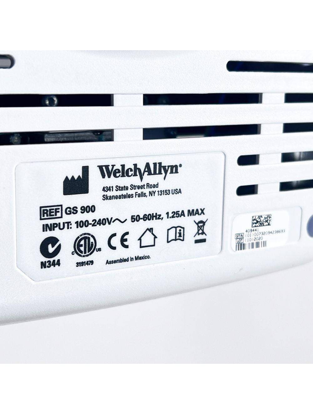 Welch Allyn GS900 Minor Procedure 6-LED Lights White Mobile Stand Green Series Sol International Medical