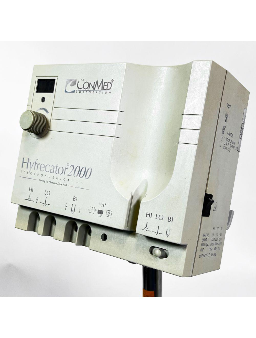 ConMed Hyfrecator 2000 Electrosurgical Unit with Rolling Stand 110V ESU Sol International Medical