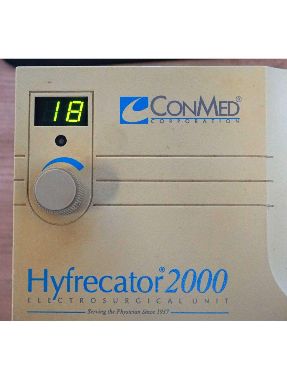 ConMed Hyfrecator 2000 Electrosurgical Unit 7-900-115 High Frequency ESU Sol International Medical