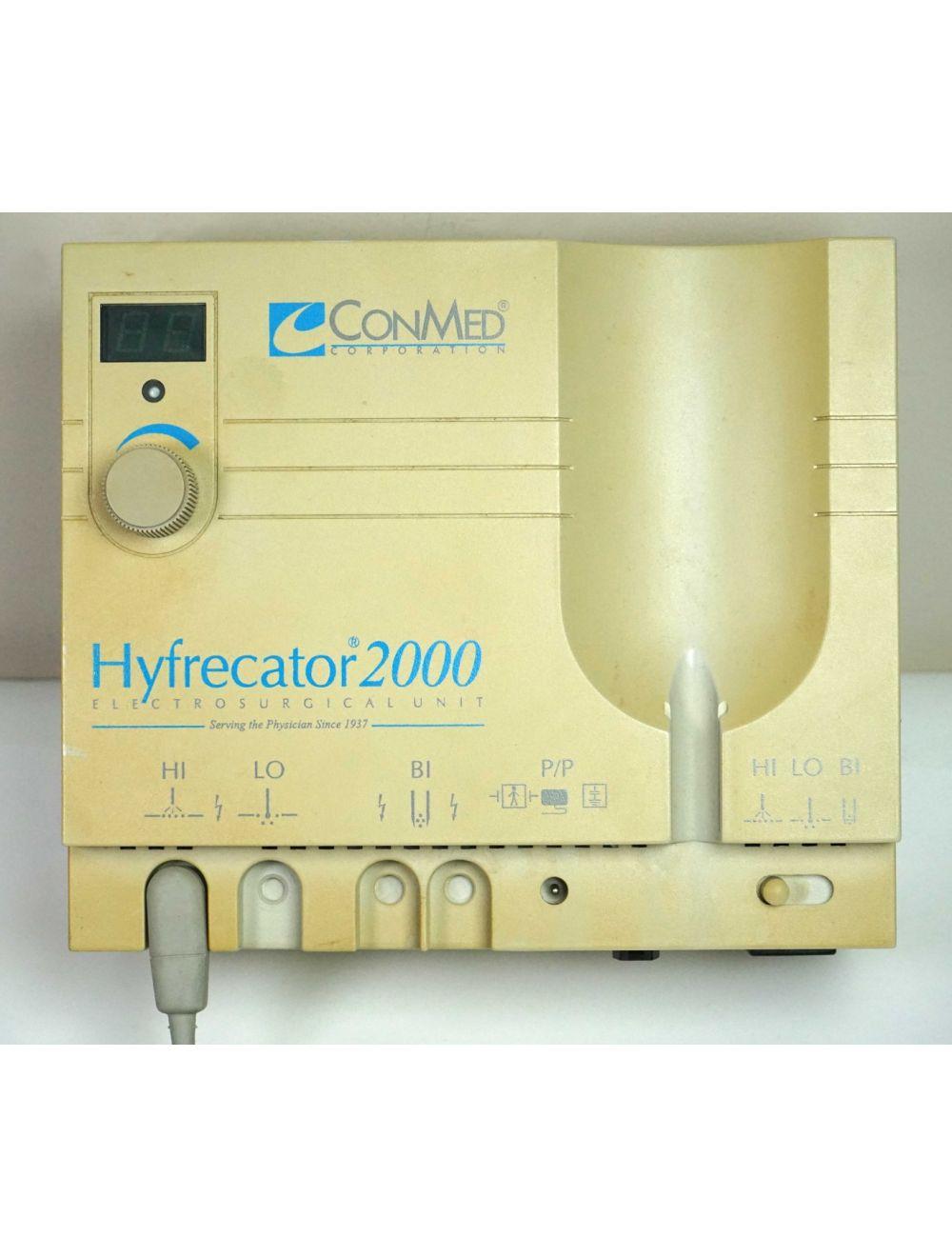 ConMed Hyfrecator 2000 Electrosurgical Unit 7-900-115 High Frequency ESU Sol International Medical