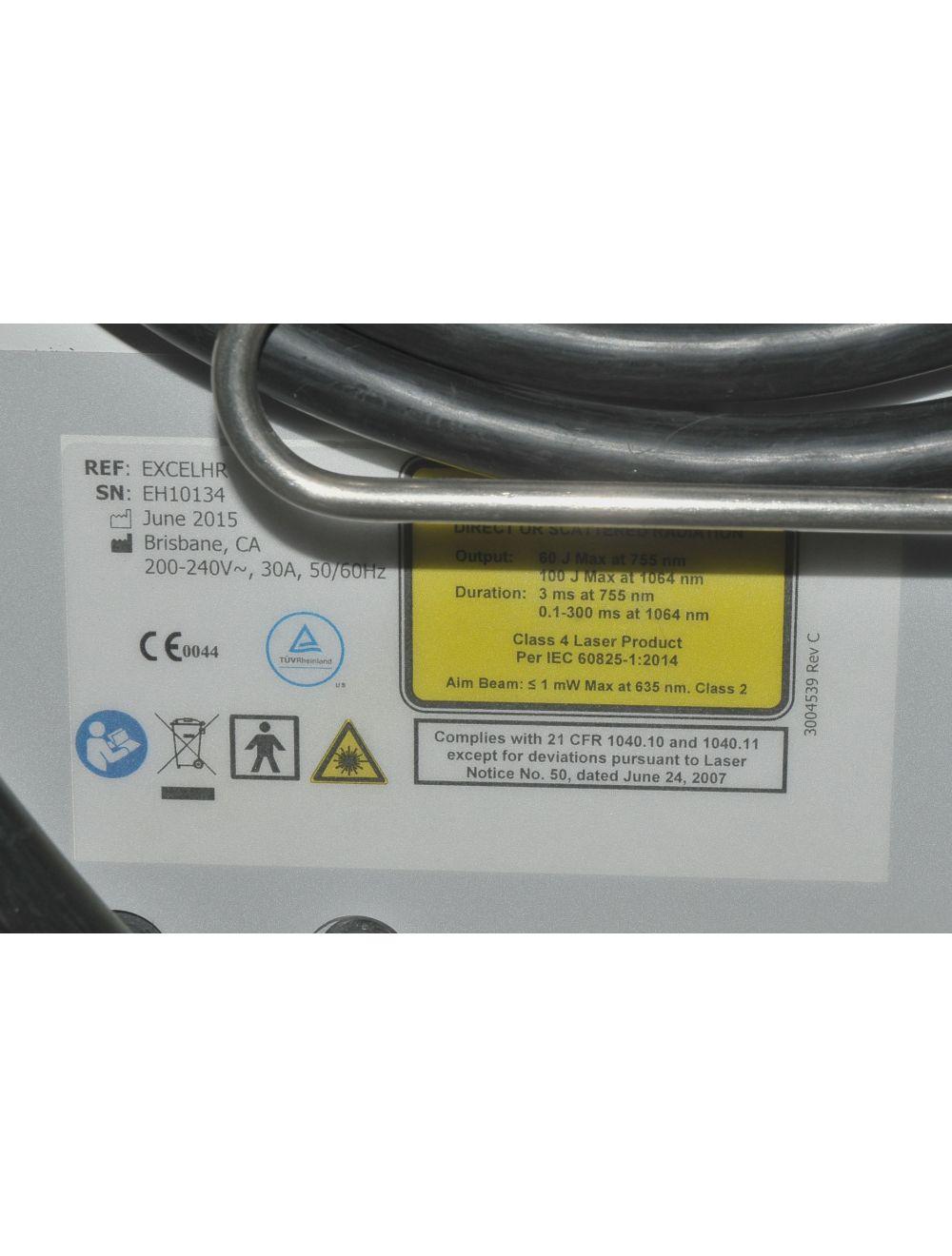 Cutera ExcelHR Laser Alexandrite Nd YAG 755 1064 Hair Removal Lesions Excel HR Cutera