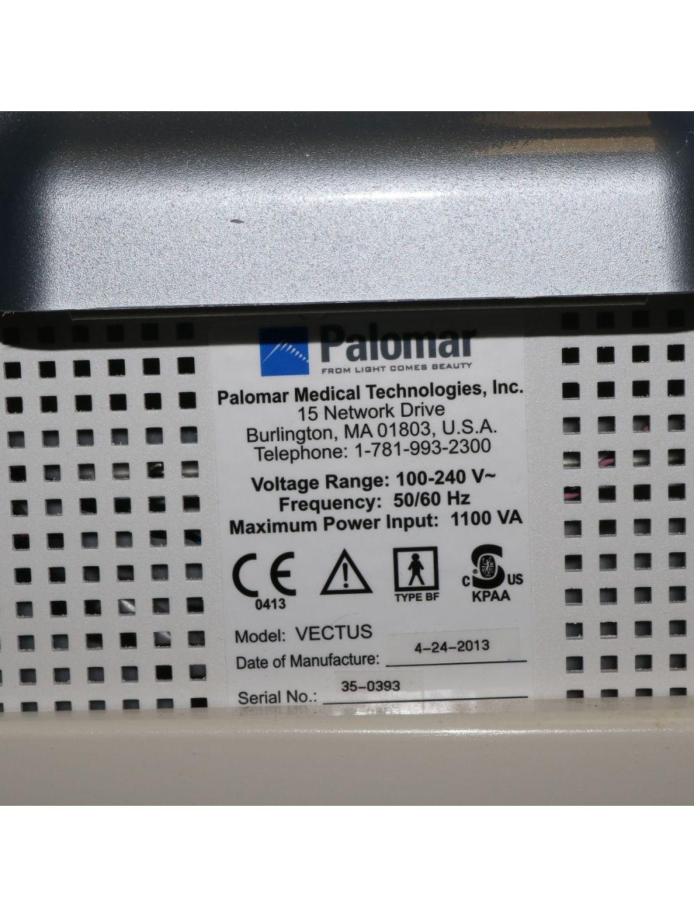 2013 Cynosure Palomar Vectus 810 nm Diode Skintel Hair Removal Laser System Palomar