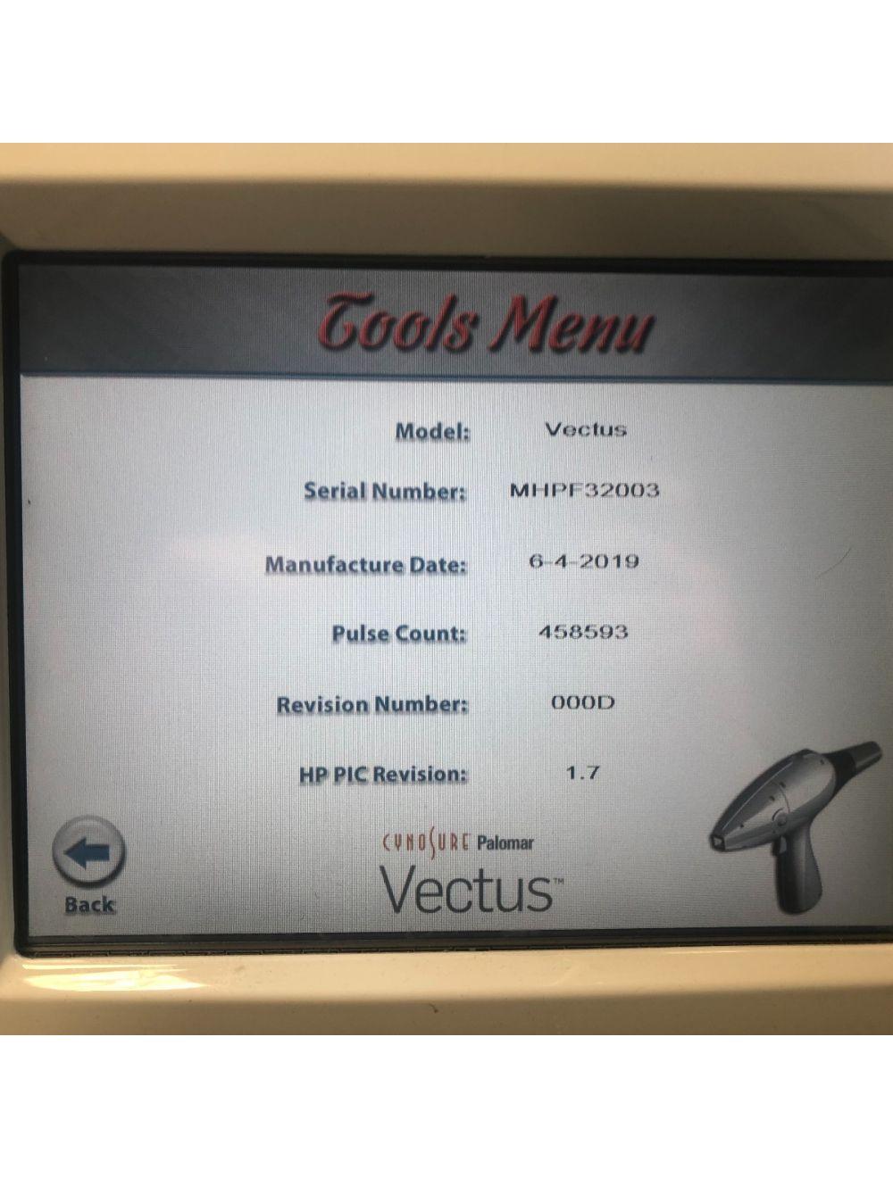 2013 Cynosure Palomar Vectus 810nm Diode Hair Removal Diode Laser System Palomar