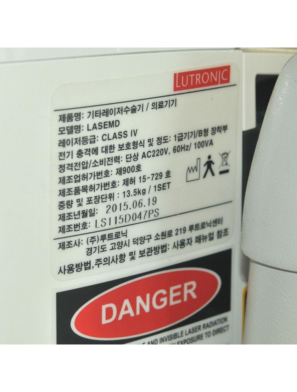 2015 Lutronic LaseMD Pro Fractional Skin Wrinkles Acne Resurfacing Laser System Lutronic