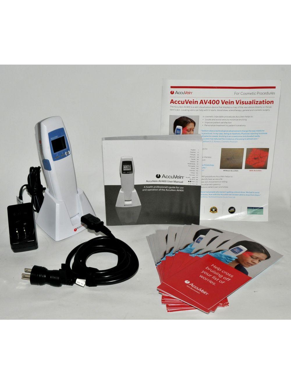 AccuVein Vein Finder AV400 Illuminator HF470-02 w/Rolling Stand Accu Vein System Sol International Medical