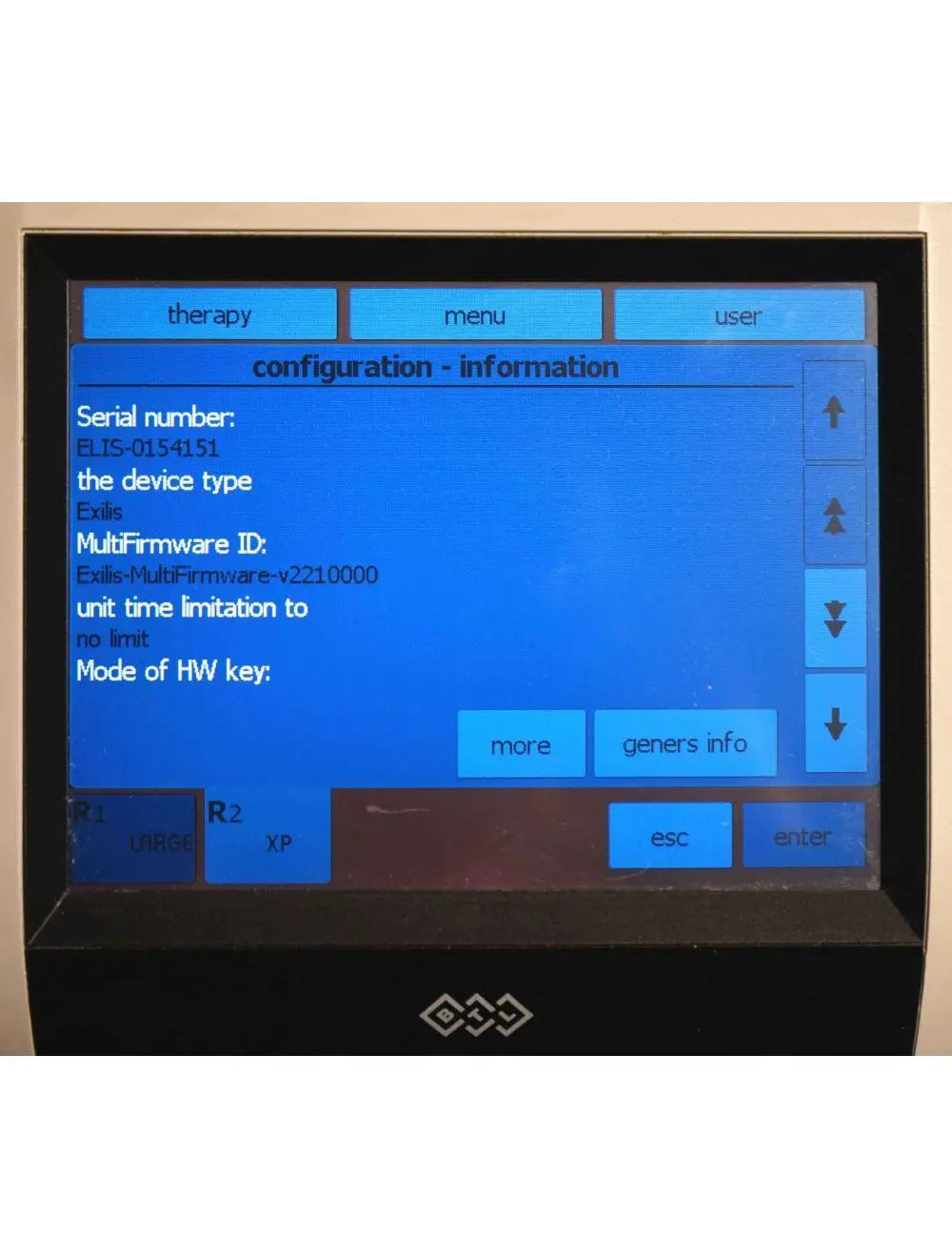 BTL Exilis Elite RF RadioFrequency 90 WATT Wrinkle Skin Tightening 2 Handpieces BTL