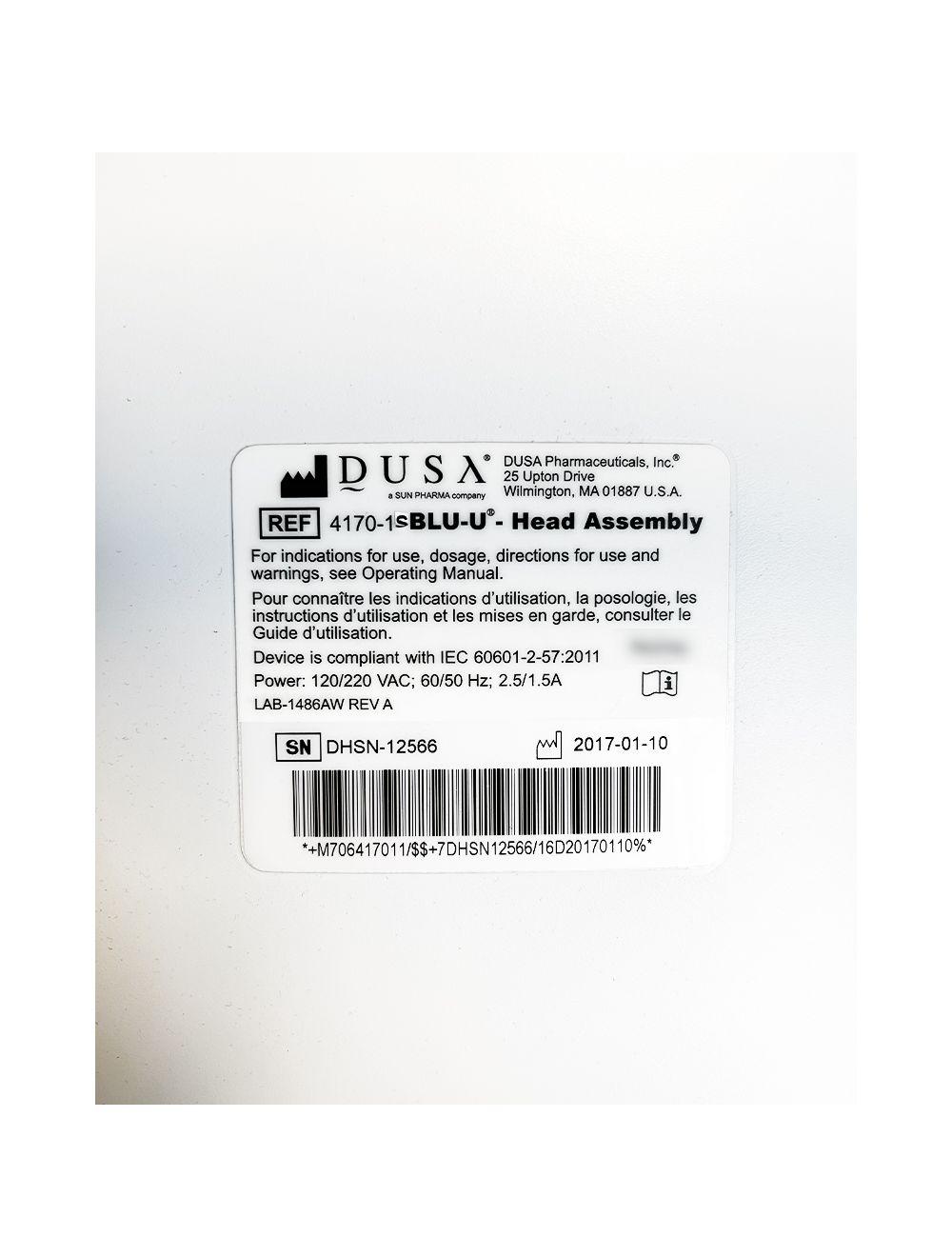 2017 Dusa BLU-U Blue Light Photo Dynamic Light Therapy PDT Acne Sun Damage Sol International Medical