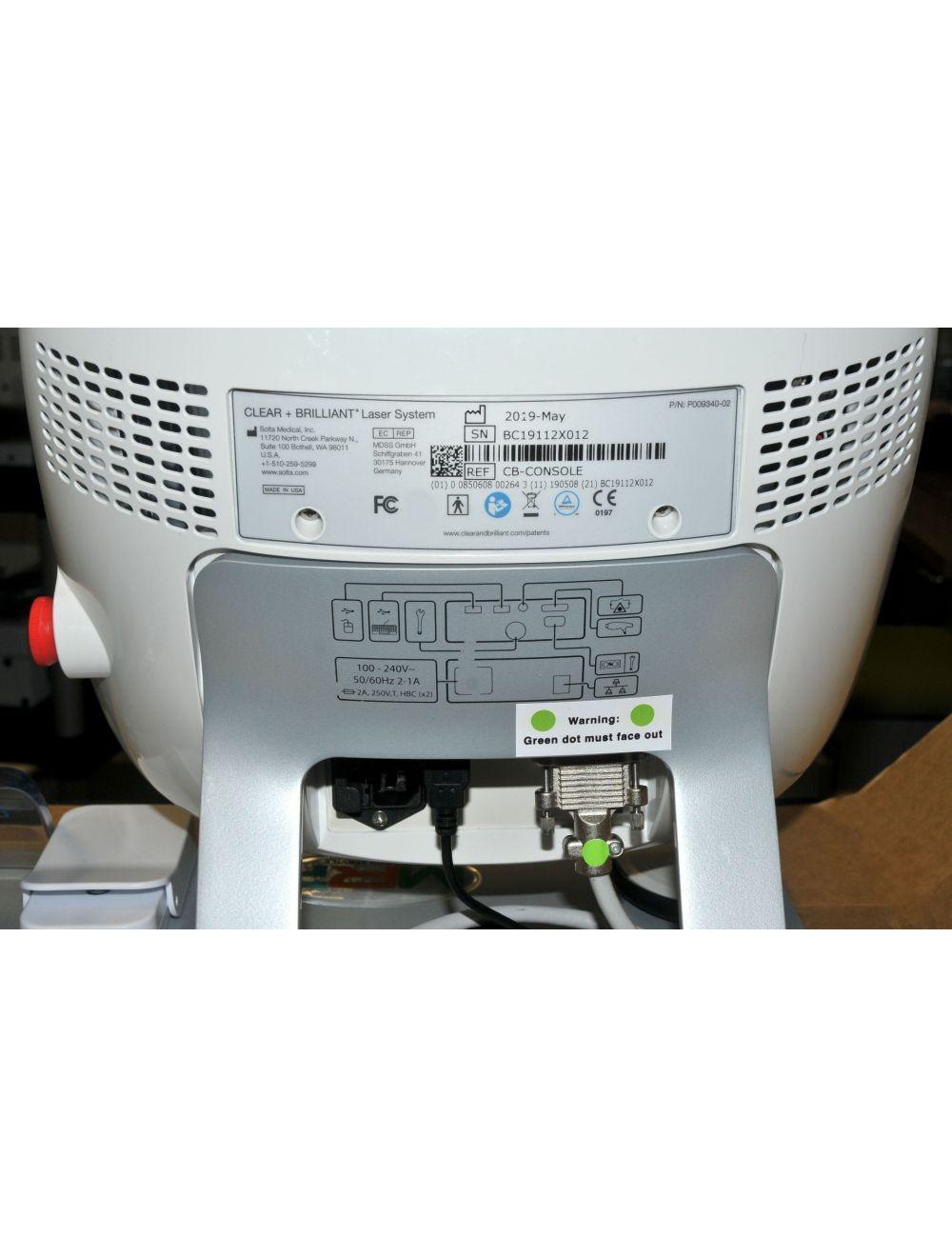 Solta CLEAR &amp; BRILLIANT 1440nm Diode Fractional Laser Console w/2 HandPieces Solta Medical