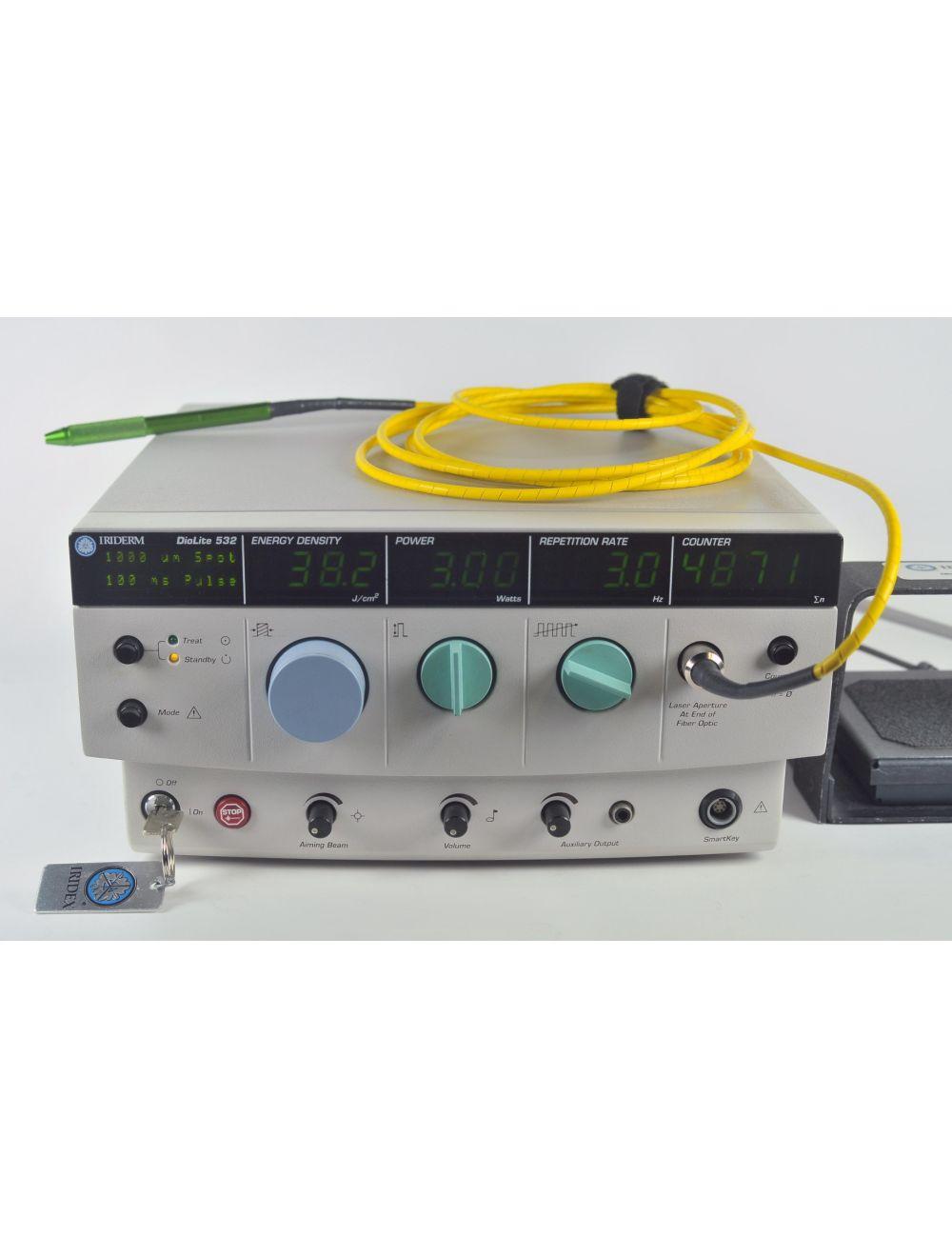 Iridex DioLite 532 KTP Diode Laser Vascular Pigmented Lesion Pumped Dio Lite Sol International Medical