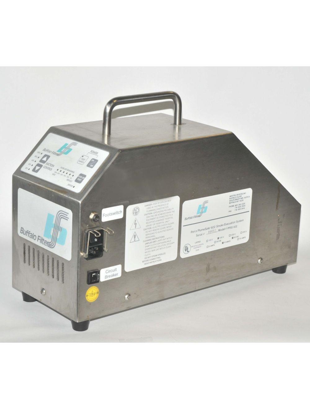 Buffalo Filter Porta PlumeSafe Surgical Smoke Evacuation PPSS 602 Plume System Sol International Medical