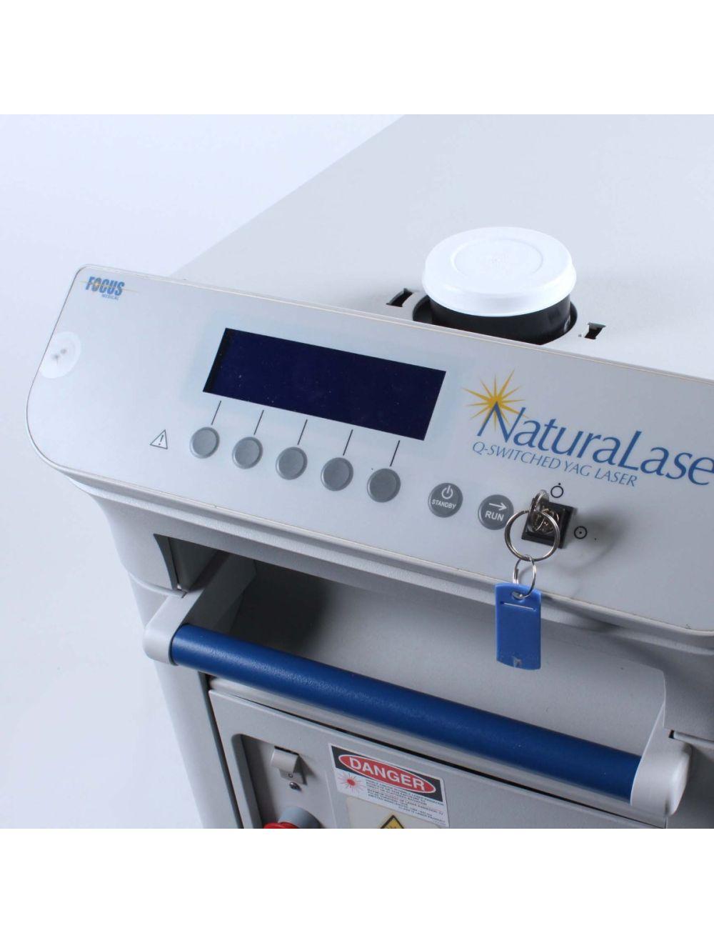 2014 Focus NaturaLase QS Nanosecond YAG 2J 532 1064 Veins Pigment & Tattoo Laser Sol International Medical