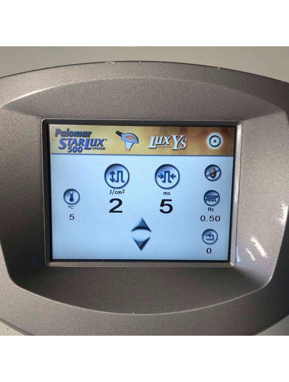 2010 Palomar Starlux 500 IPL Hair Removal Pigmented Lesions Chiller & LUX Ys HP Palomar