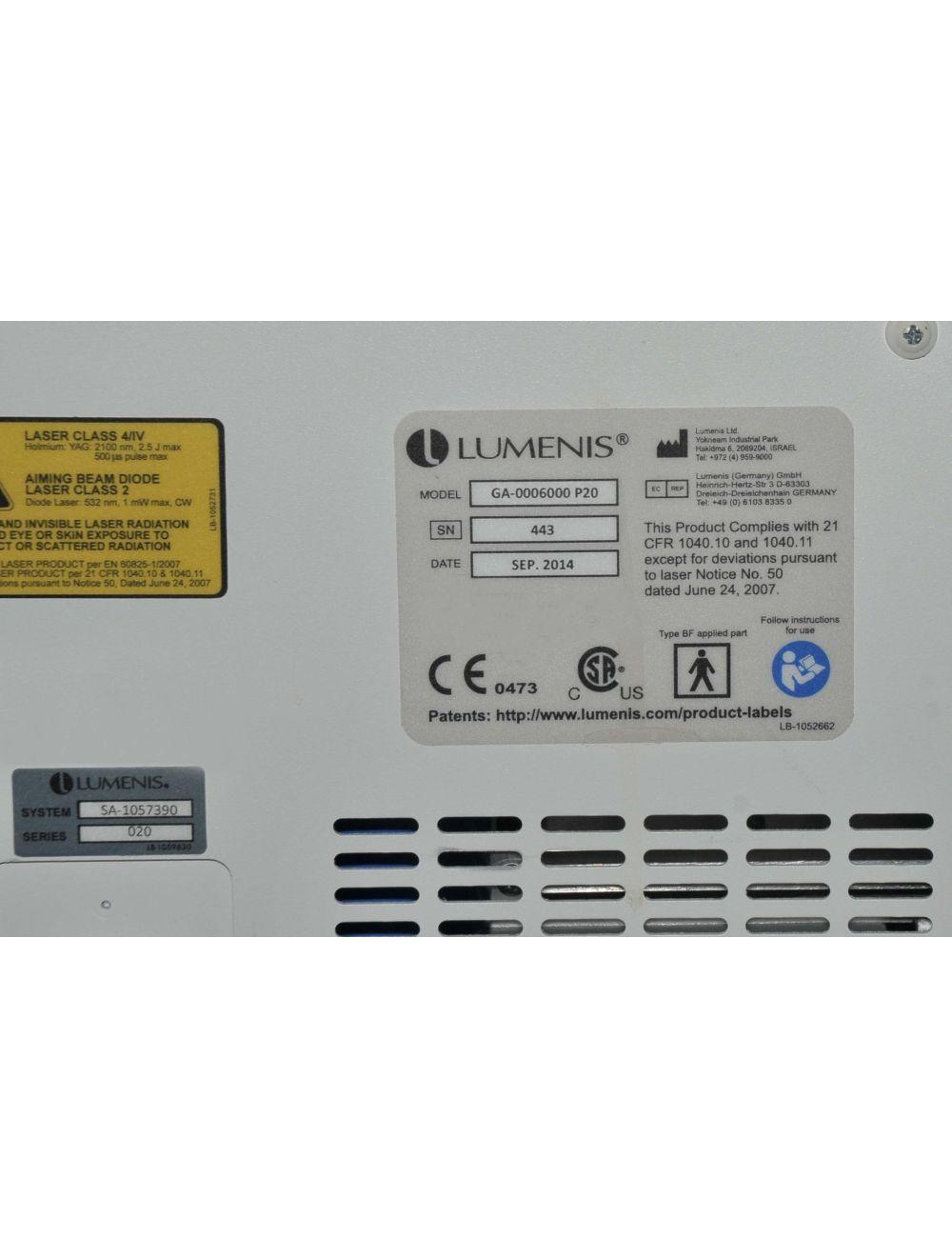 2014 Lumenis VERSAPULSE Holmium P20 YAG PowerSuite Laser Ablative ENT Stones Lumenis