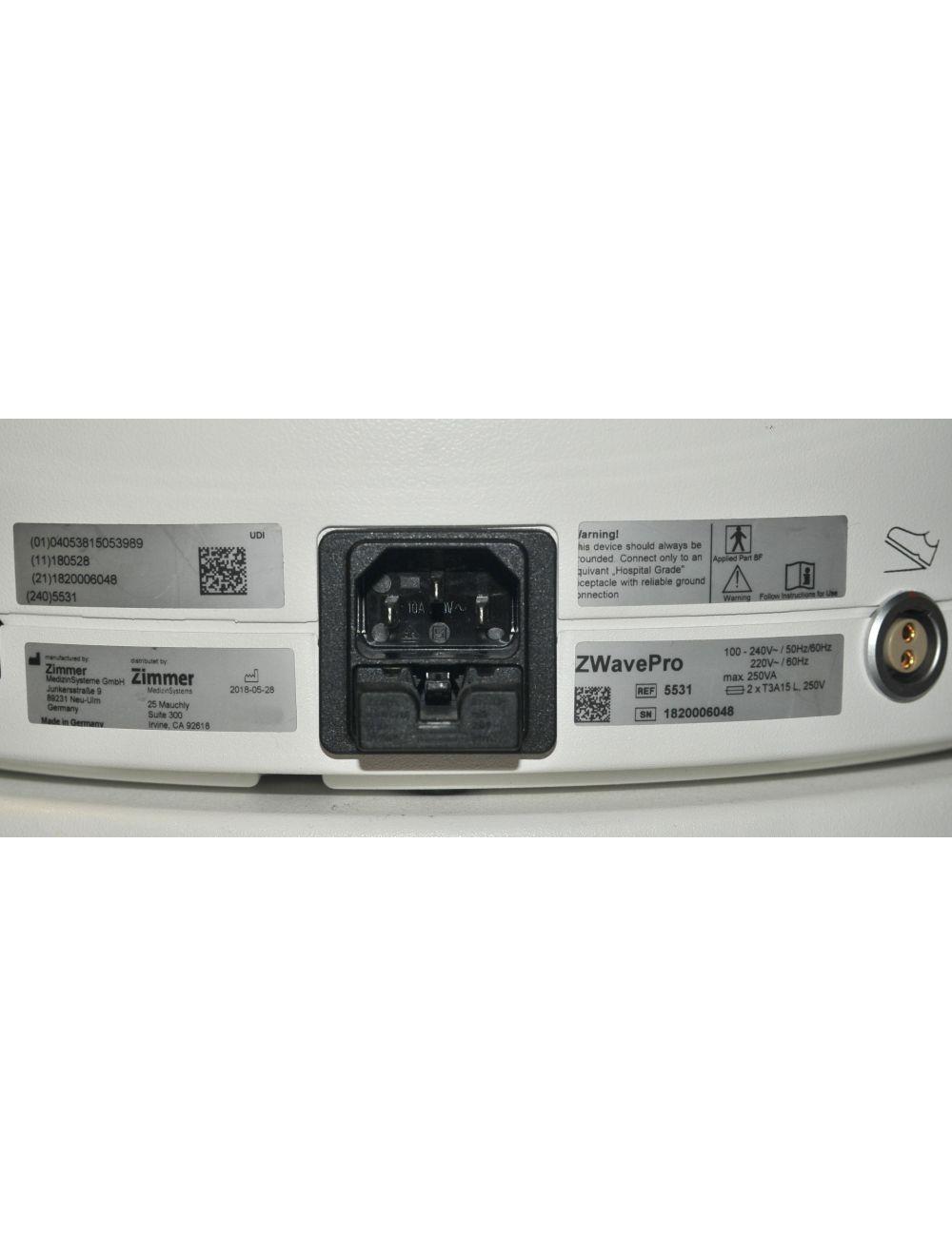 Zimmer ZWavePro Body Contouring Shaping Skin Tightening Treatment ZWave Pro Sol International Medical