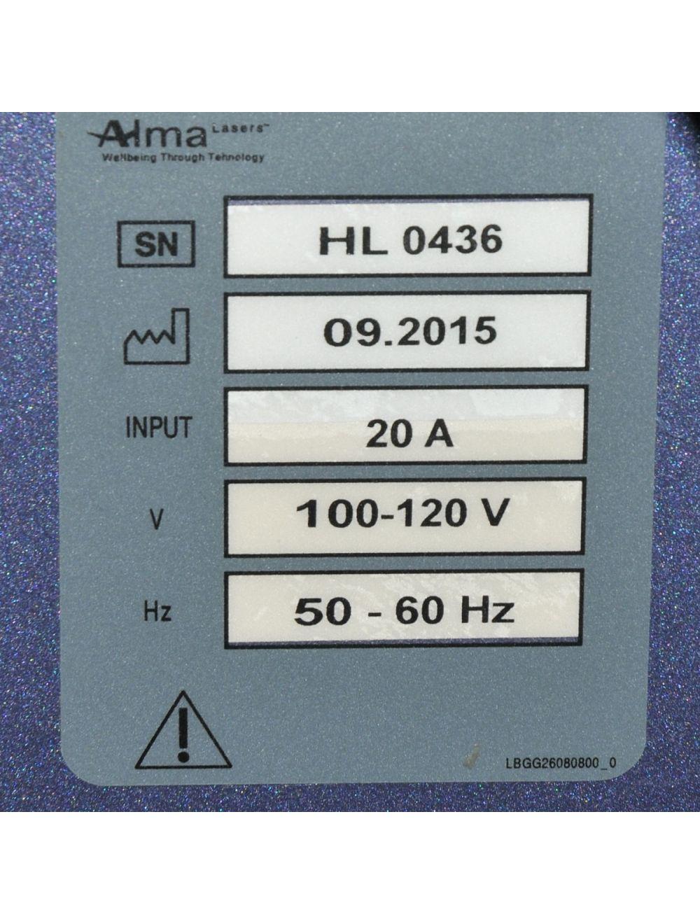 Alma Harmony Lite Laser Modular IPL Dye-VL & 540-950 Vascular Handpiece 0 SHOTS Alma