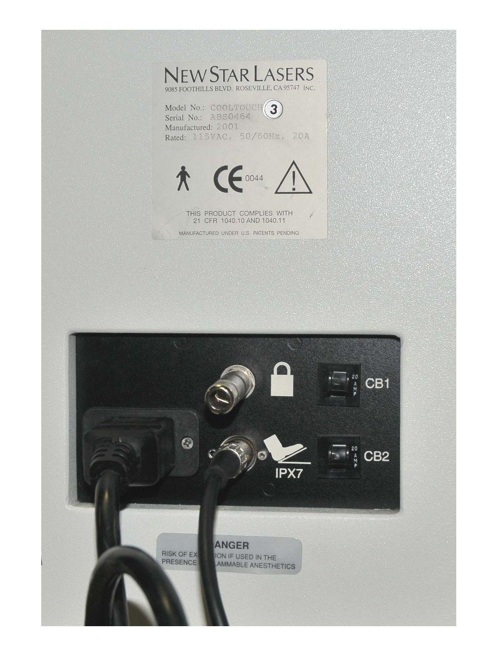 2001 NEWSTAR CoolTouch III Laser YAG 1320 nm Acne Wrinkle Skin Cool Touch CT3 Sol International Medical