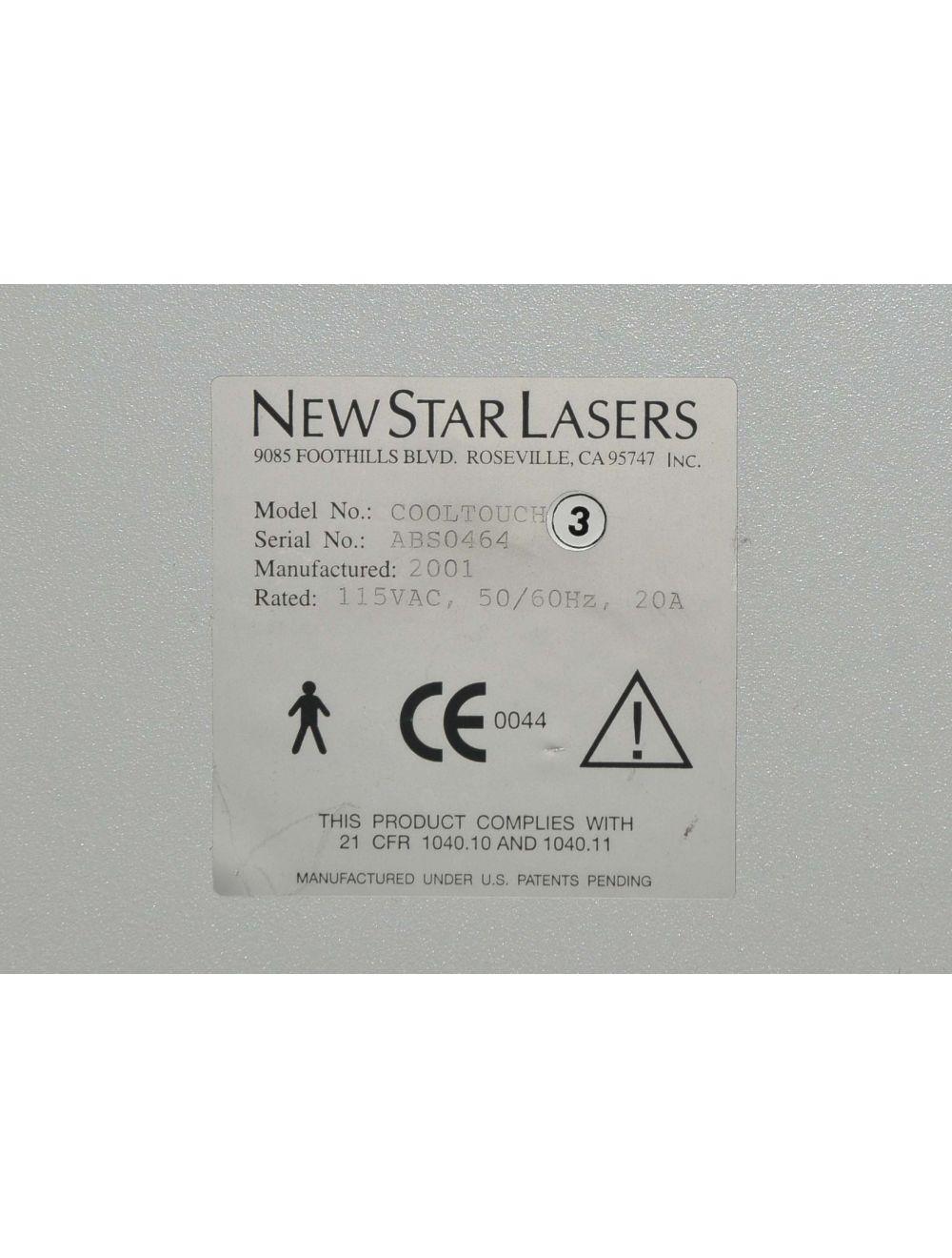 2001 NEWSTAR CoolTouch III Laser YAG 1320 nm Acne Wrinkle Skin Cool Touch CT3 Sol International Medical