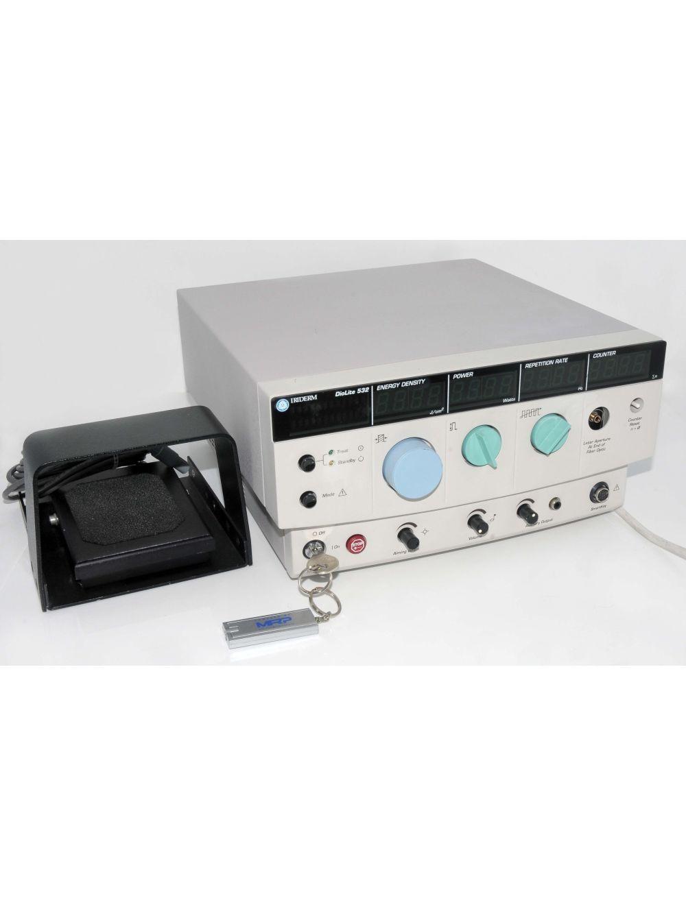 Iridex Iriderm DioLite 532nm DIODE CONSOLE Laser Pigmentation Lesion Vein Skin Sol International Medical