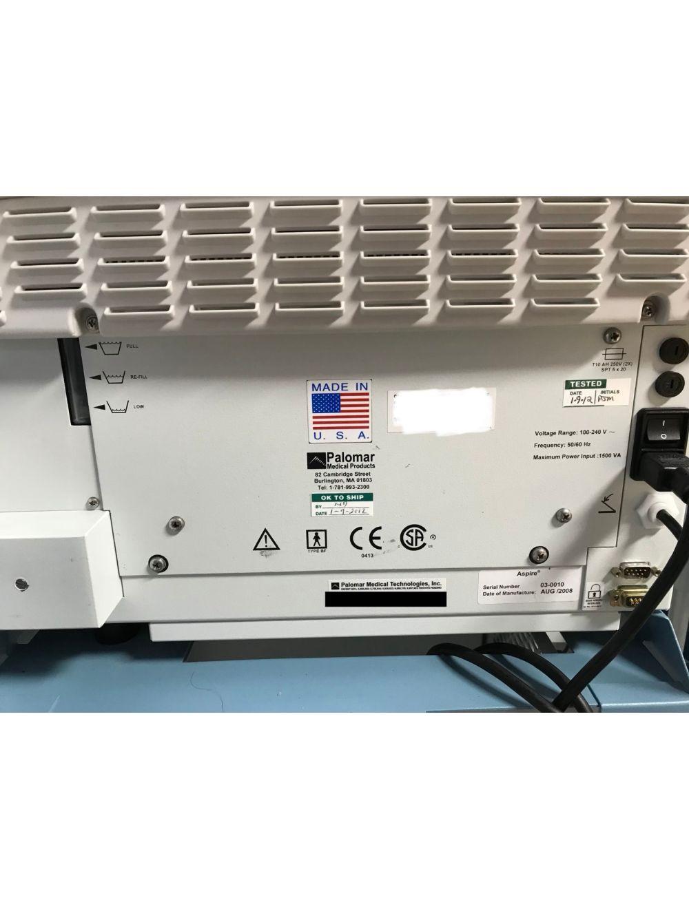 2008 Palomar ASPIRE Slimlipo YAG 40W Body Sculpting Cynosure LASER Palomar