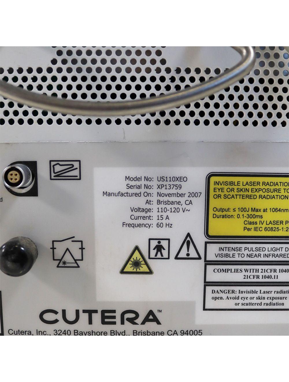 2007 Cutera Xeo Laser Nd Yag 1064nm Hair Removal Vascular Lesions HR Cutera