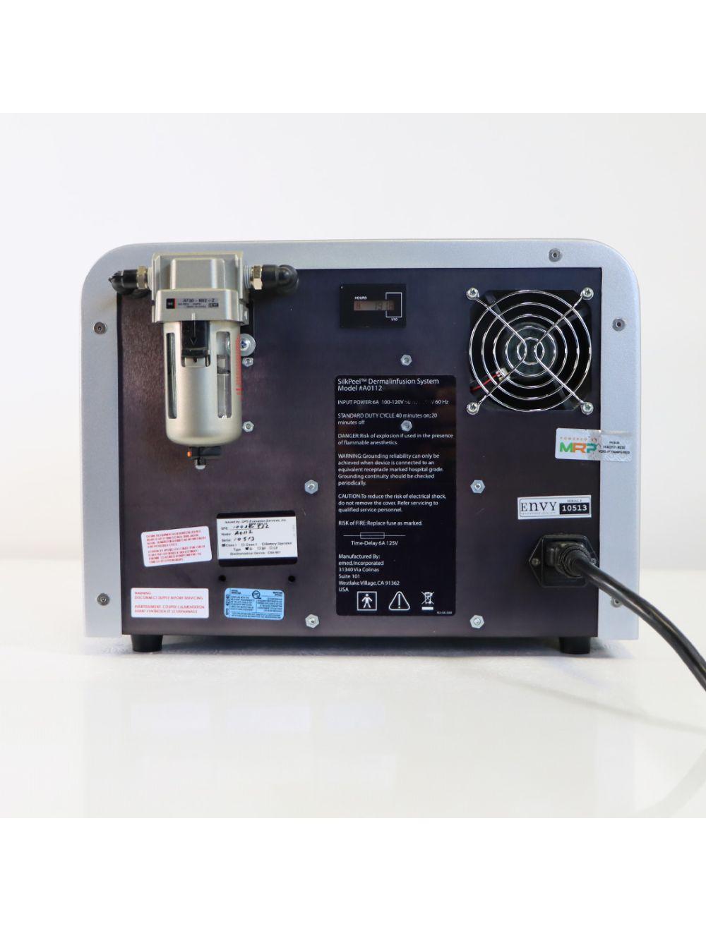 Envy Medical SilkPeel Dermalinfusion Skin Resurfacing Treatment System 191.6 Hours Sol International Medical