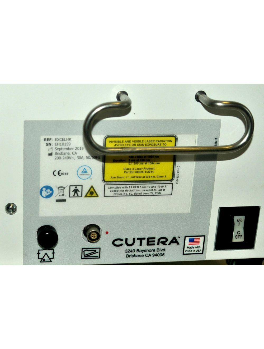 2015 Cutera ExcelHR Laser Alexandrite Nd YAG Alex 755 1064 Hair Removal Excel HR Cutera