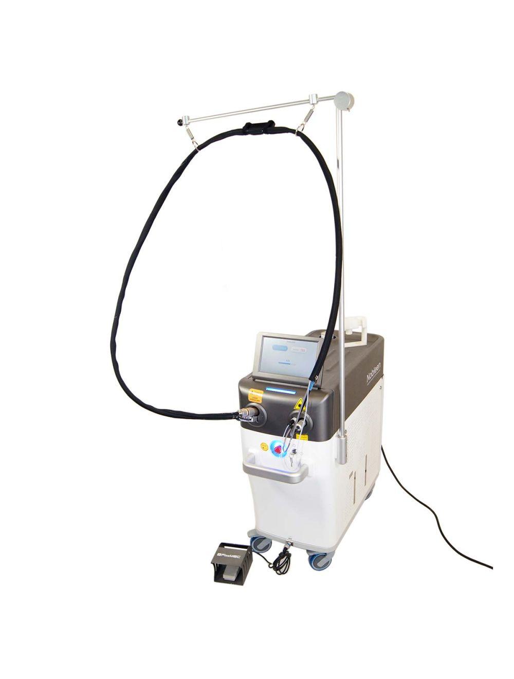 2021 FineMec Nobleen Long Pulsed Alexandrite & Nd:YAG Laser System 755nm 1064nm Sol International Medical