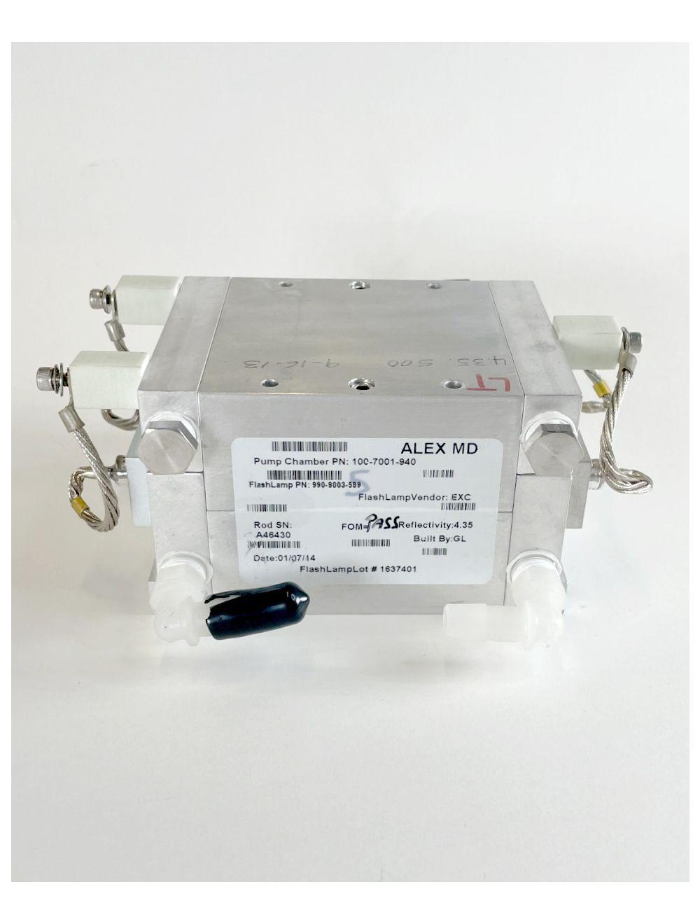 CYNOSURE APOGEE ELITE LASER HEAD PUMP CHAMBER PN: 100-7001-940 Cynosure