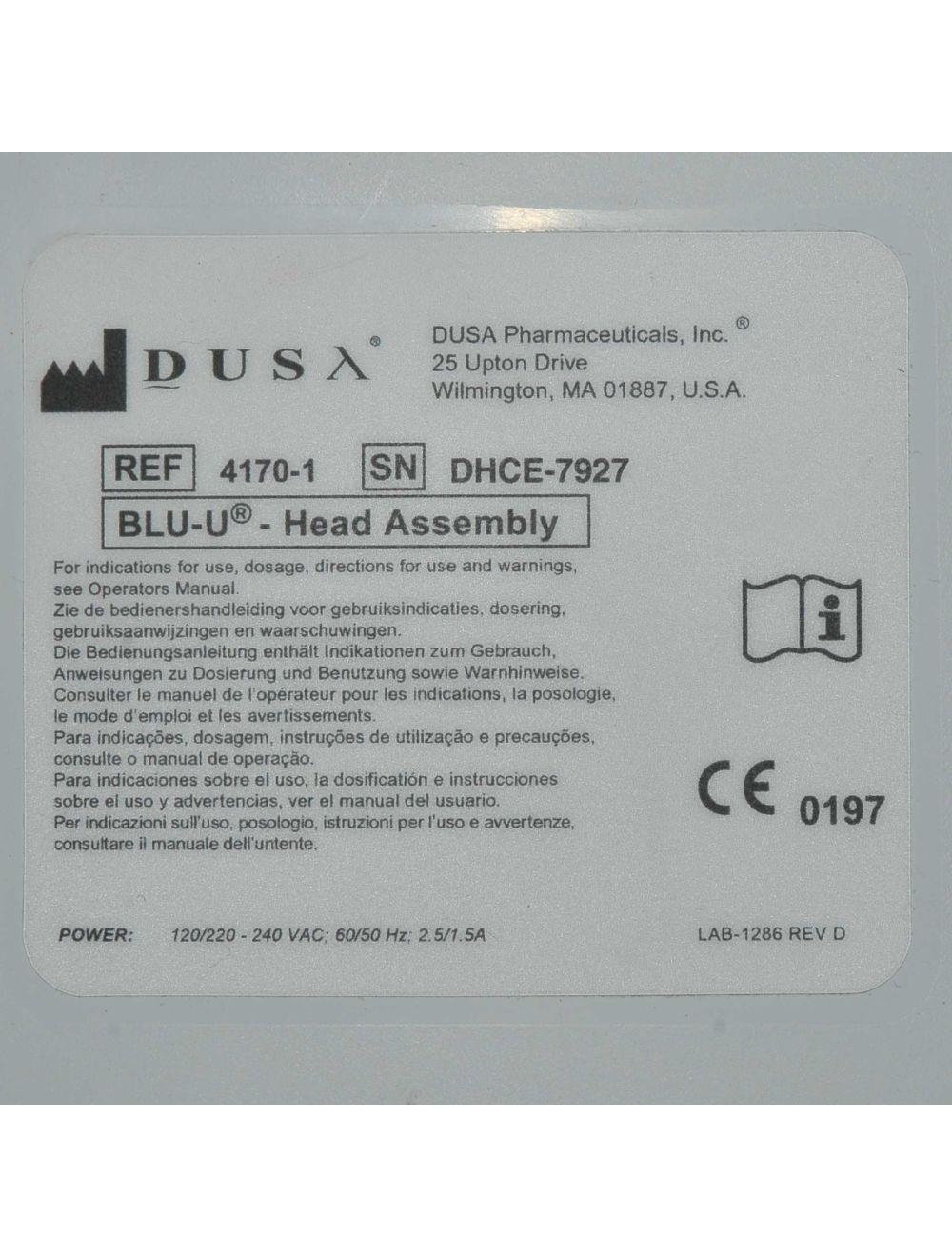 DUSA Pharmaceuticals Blue Light Blu-U Photodynamic Light Therapy Acne Control Sol International Medical
