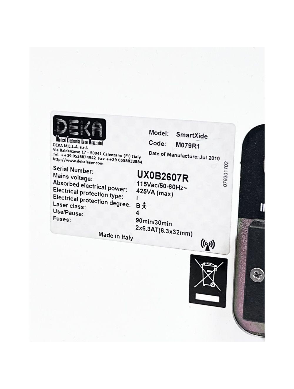 2010 DEKA Dot SmartXide 130W CO2 10600 Fractional Skin Resurfacing Laser System Sol International Medical
