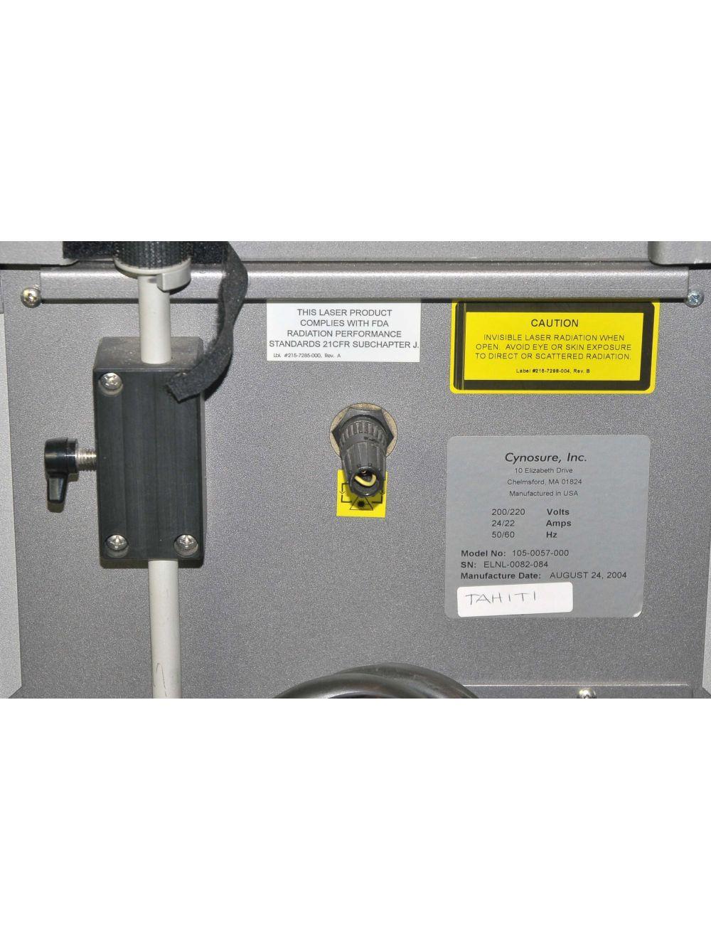 2004 Cynosure Apogee Elite Laser ELNL Hair Removal Lesion YAG 755 1064 nm System Cynosure