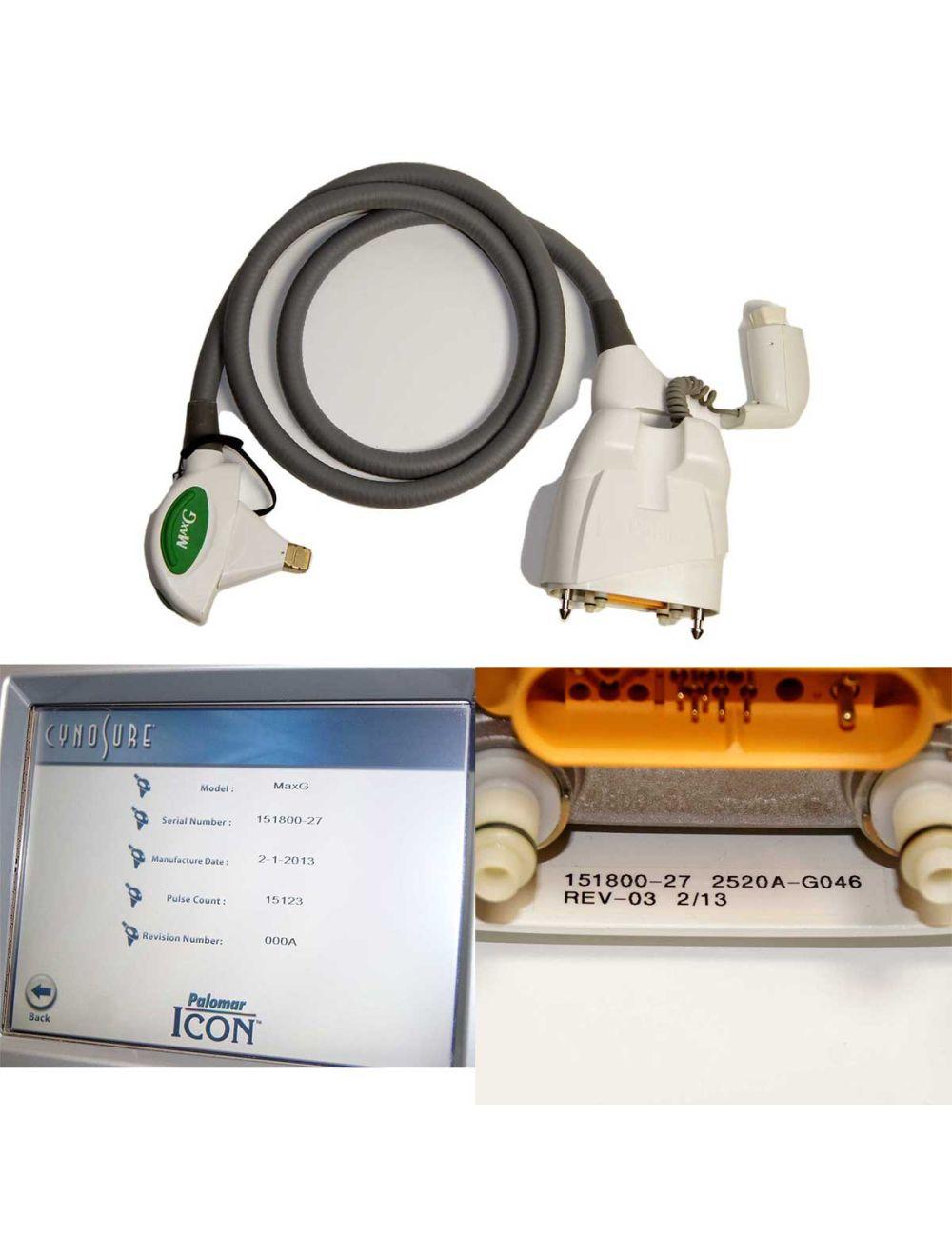 2013 Cynosure Palomar Icon IPL Acne Scar Skin Hair Removal System MaxG 1540 2940 Palomar
