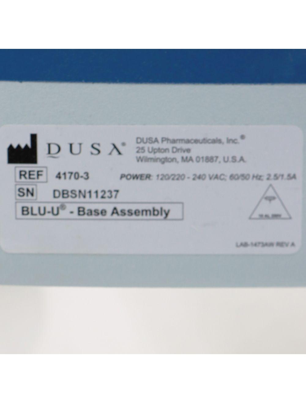 Dusa Blu-U Photodynamic Light Skin Treatment Therapy Phototherapy 4170-1 Sol International Medical
