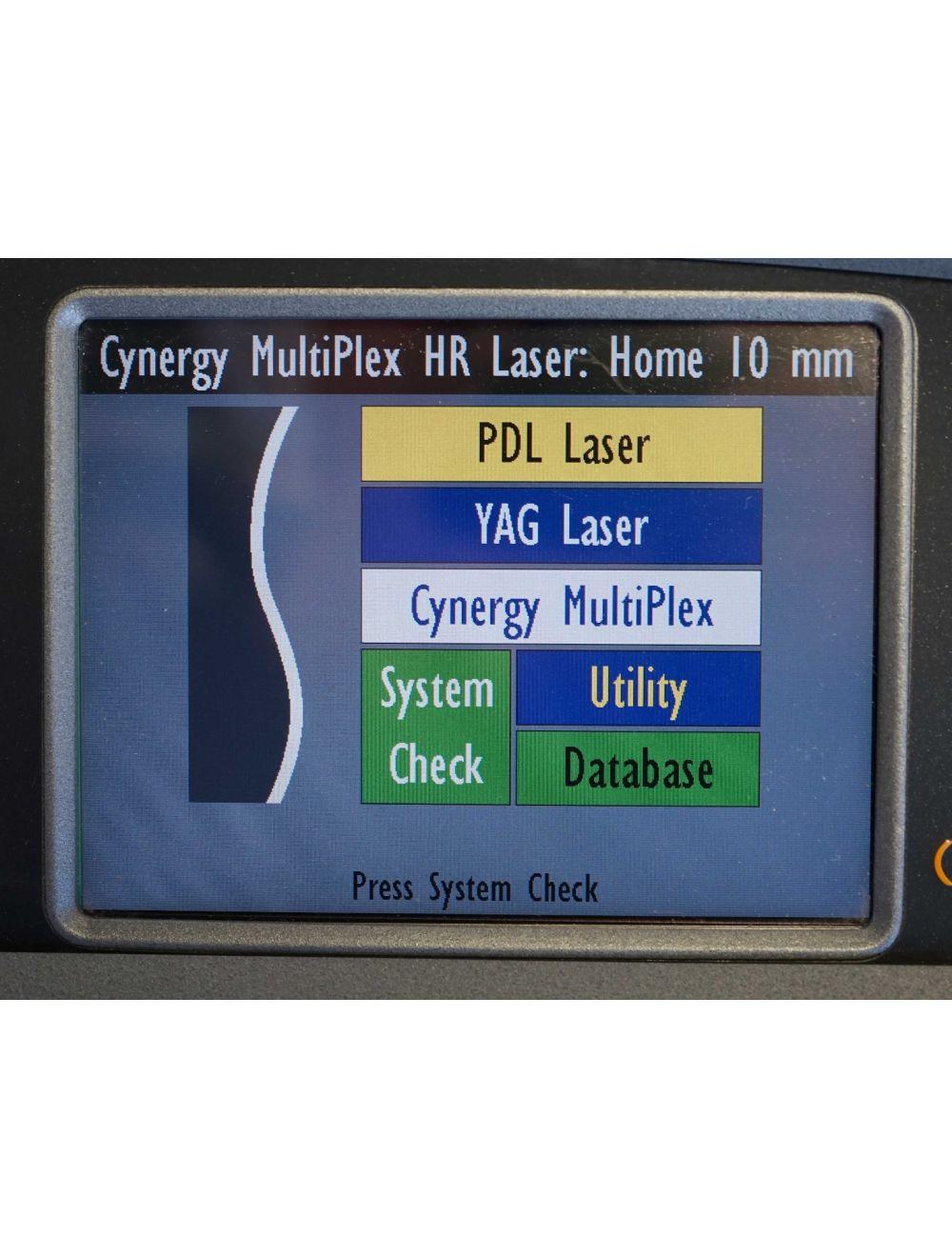 2008 Cynosure Cynergy MPX Laser Nd YAG 585 1064 nm Pulsed Dye Vascular Lesions Cynosure