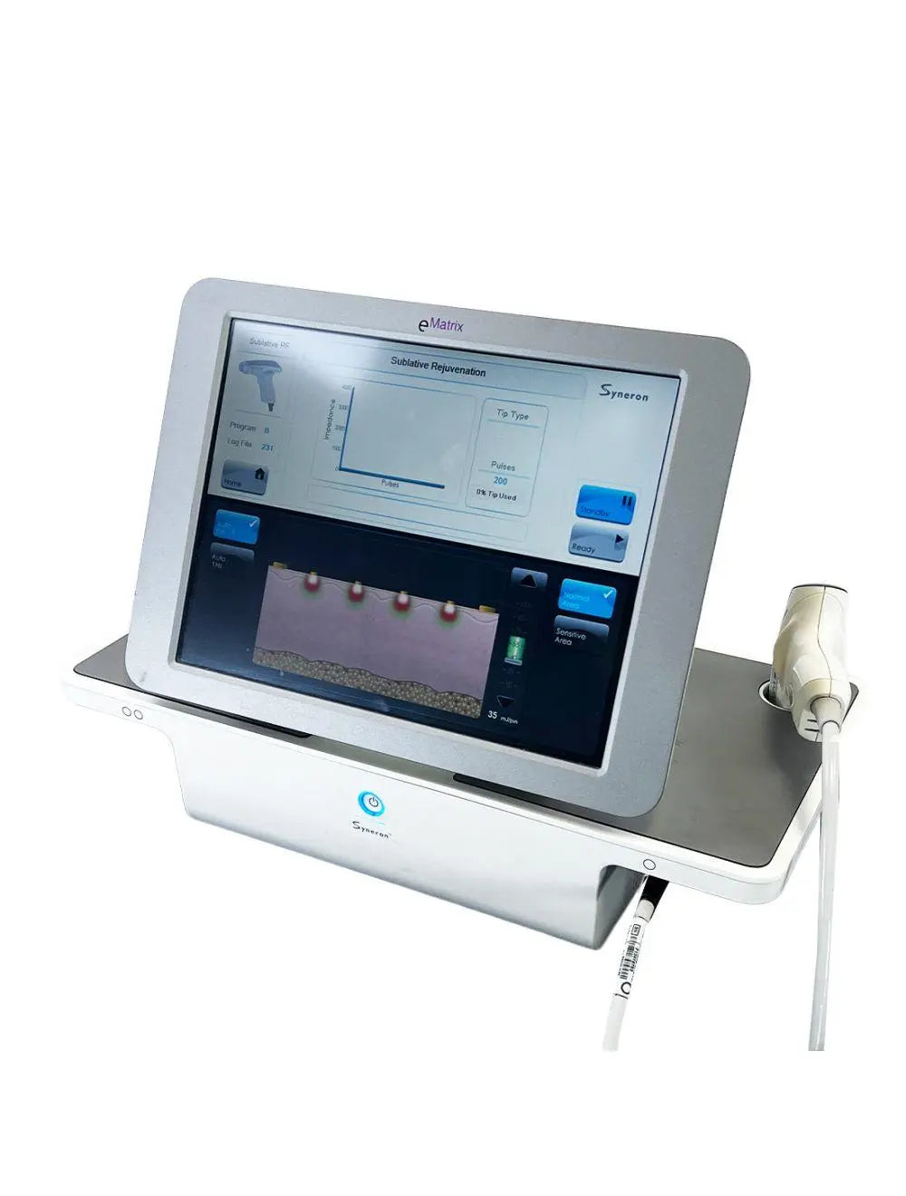 Syneron eMatrix Skin Rejuvenation TableTop System Sublative RF Wrinkles e Matrix Candela