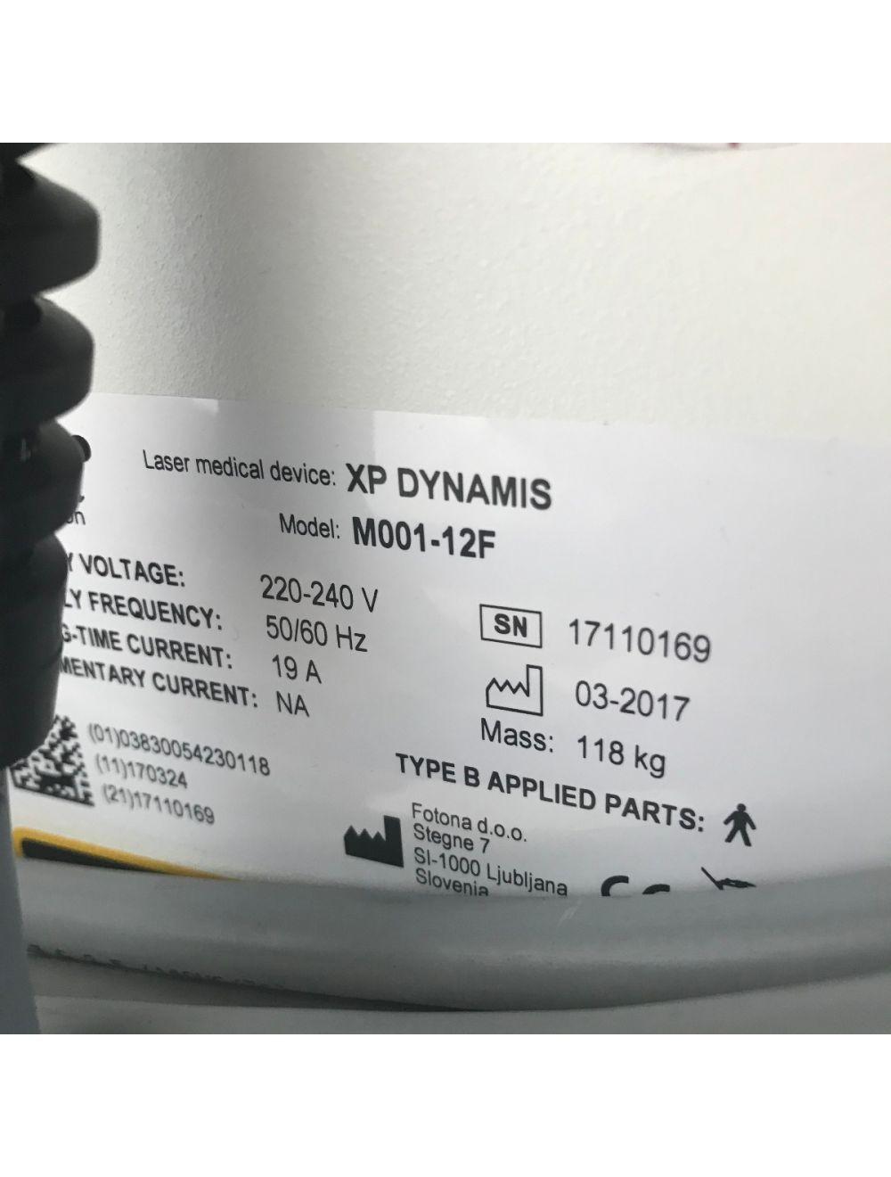 2017 Fotona XP Dynamis 80W Watt Nd:YAG Skin Resurfacing Laser System M001-12F Fotona