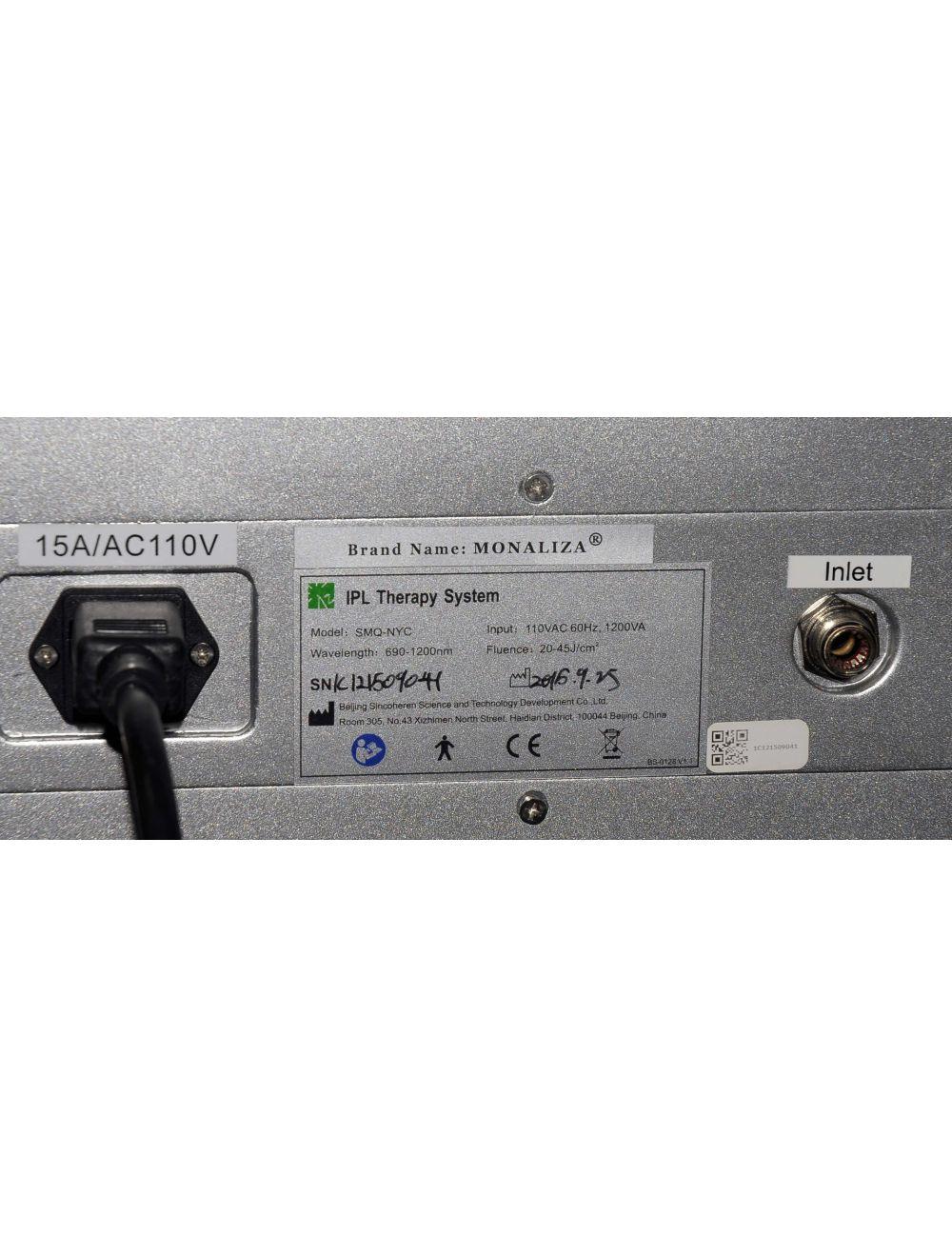 Sincoheren Monaliza 2015 IPL Laser System Hair Removal Skin Rejuvenation - SR HR Sol International Medical