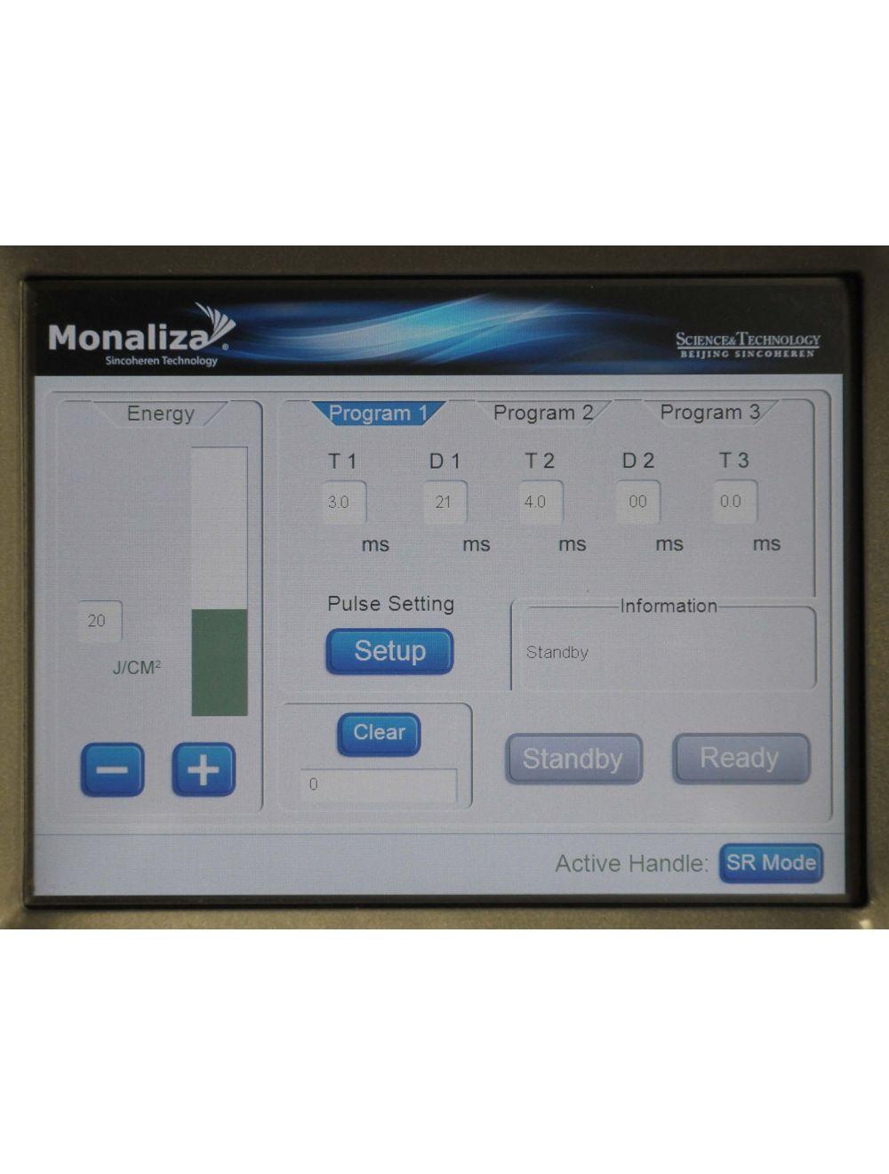 Sincoheren Monaliza 2015 IPL Laser System Hair Removal Skin Rejuvenation - SR HR Sol International Medical