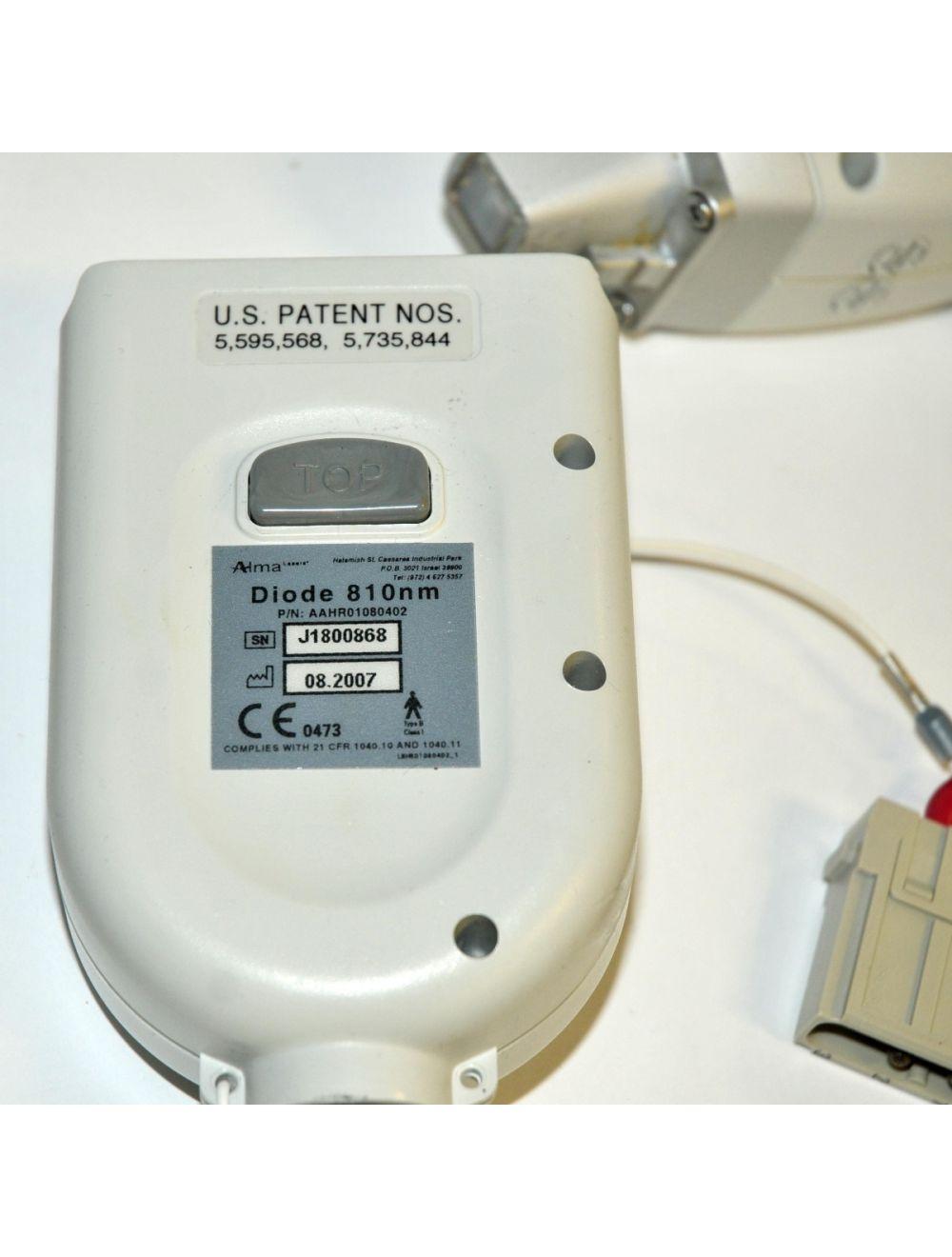 2007 Alma Soprano XL Diode 810nm Handpiece Laser Hair Removal System Alma