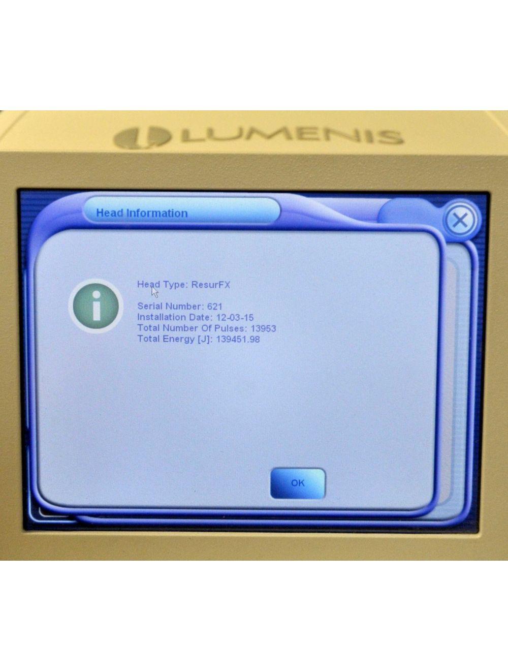 Lumenis M22 ResurFX 1565nm Laser Module Non Ablative Skin Resurfacing 13953 Shot Lumenis