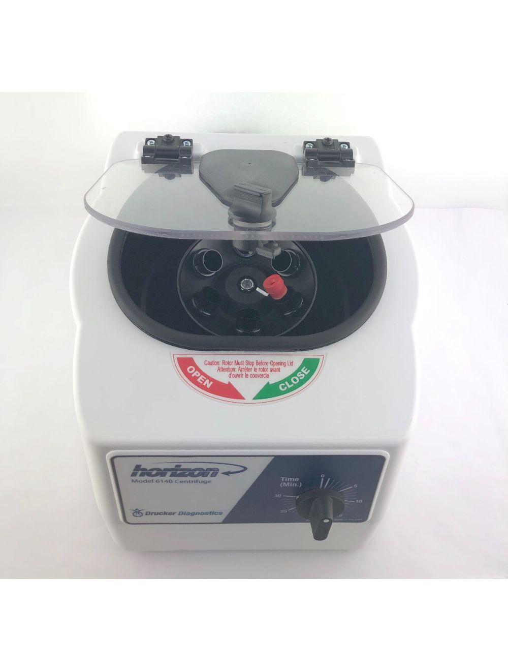 Drucker Diagnostics Horizon 614B Fixed Angle Single Speed Centrifuge 3184RPM Sol International Medical
