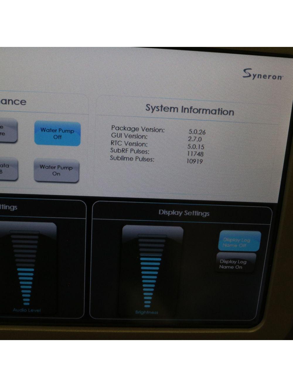 Syneron Candela Elos Plus Laser RF IPL w/ 4 Handpieces Sublime Sublative SR SRA Candela